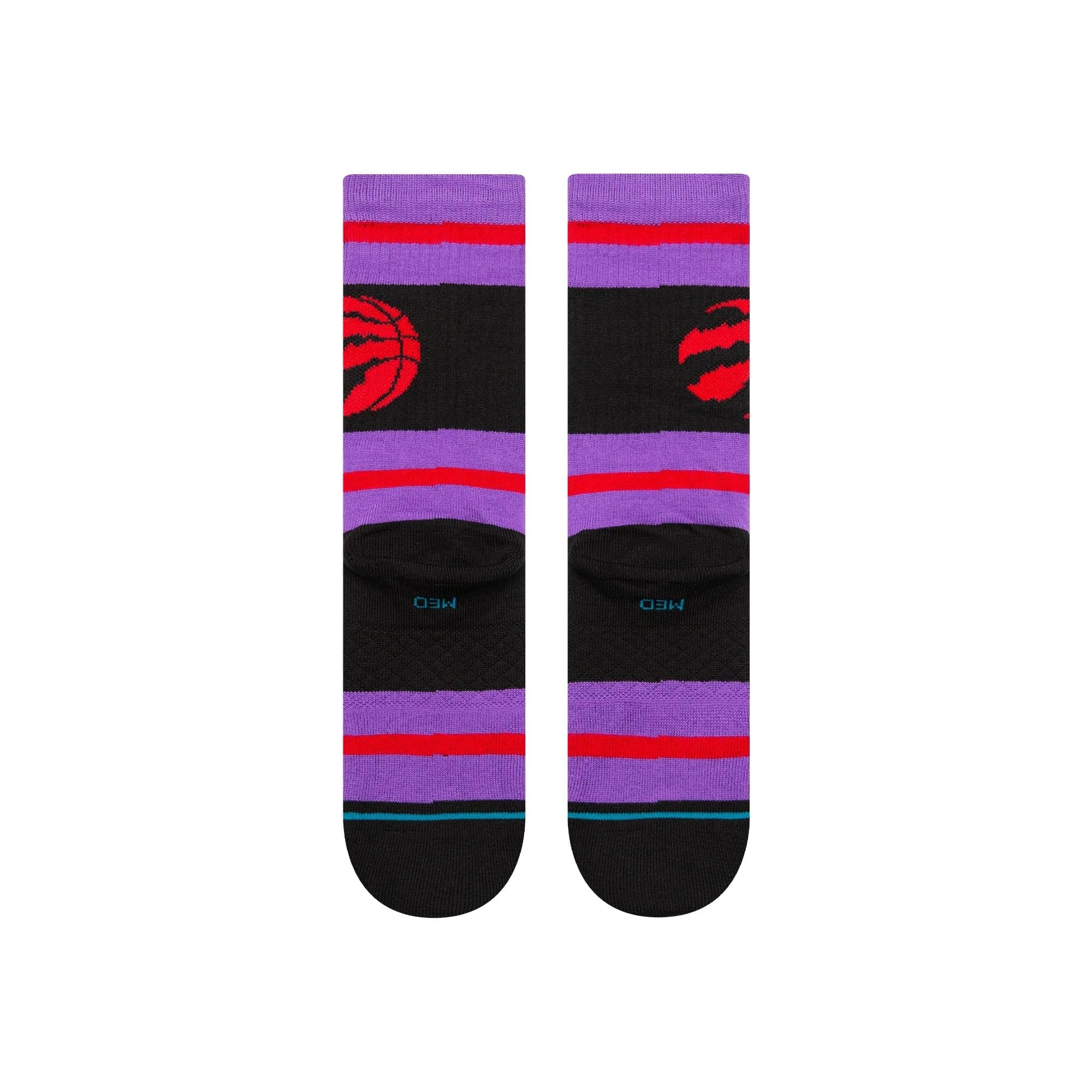 Stance Socks Large (9-12 US) Toronto Raptors Stance NBA Team Prep Crew Socks