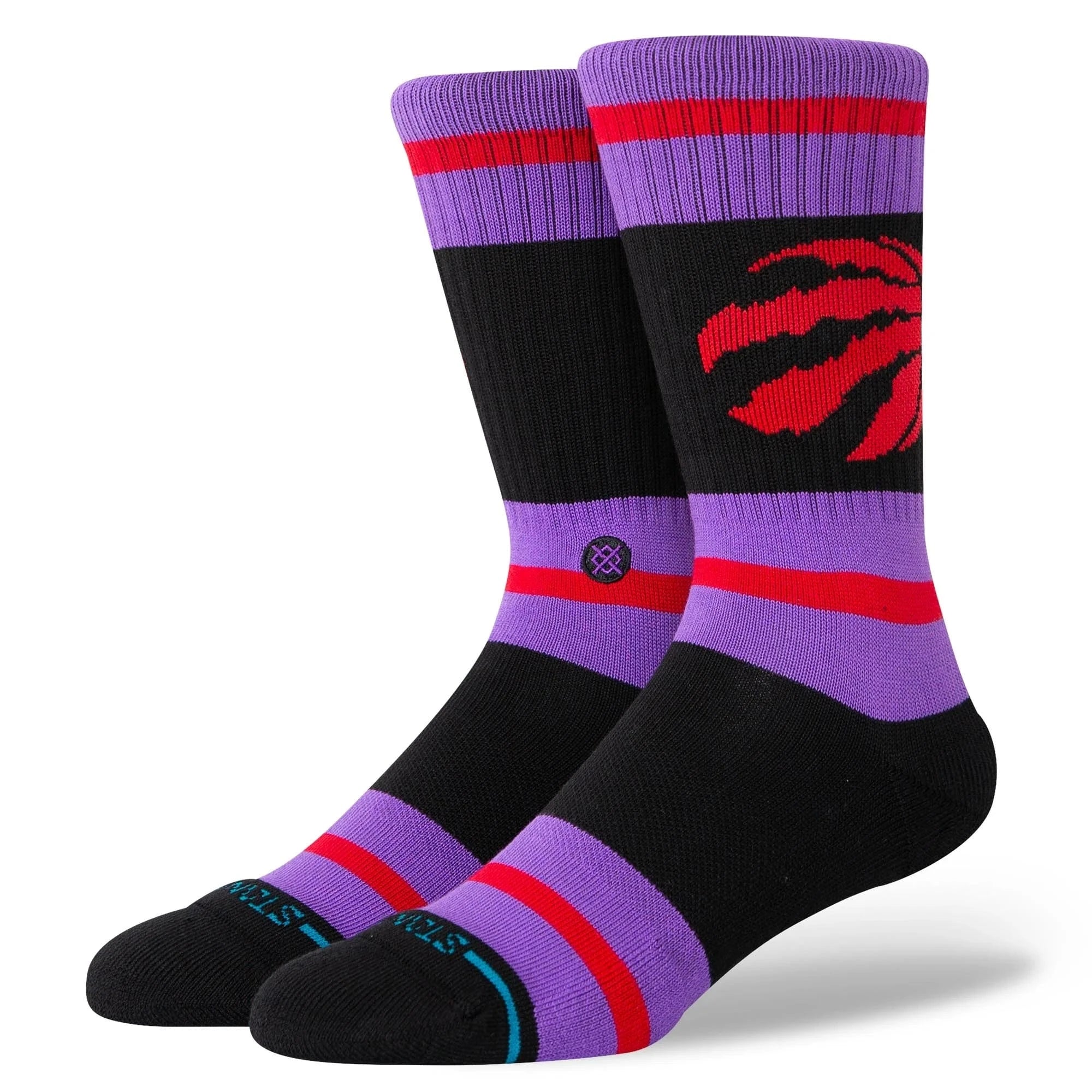 Stance Socks Large (9-12 US) Toronto Raptors Stance NBA Team Prep Crew Socks