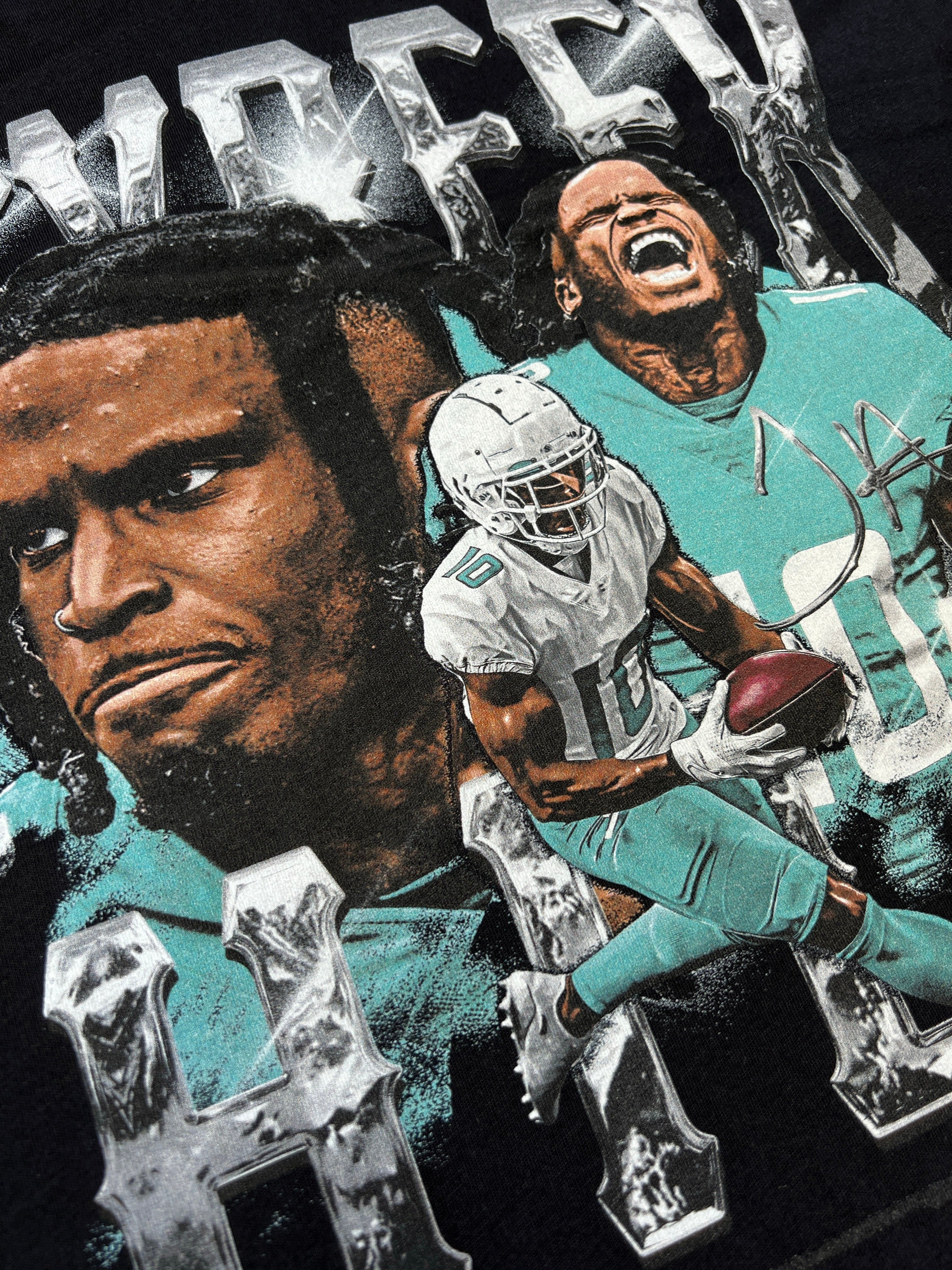 500 Level T-Shirts Tyreek Hill Miami Dolphins 500 Level NFL Homage T-Shirt - Black
