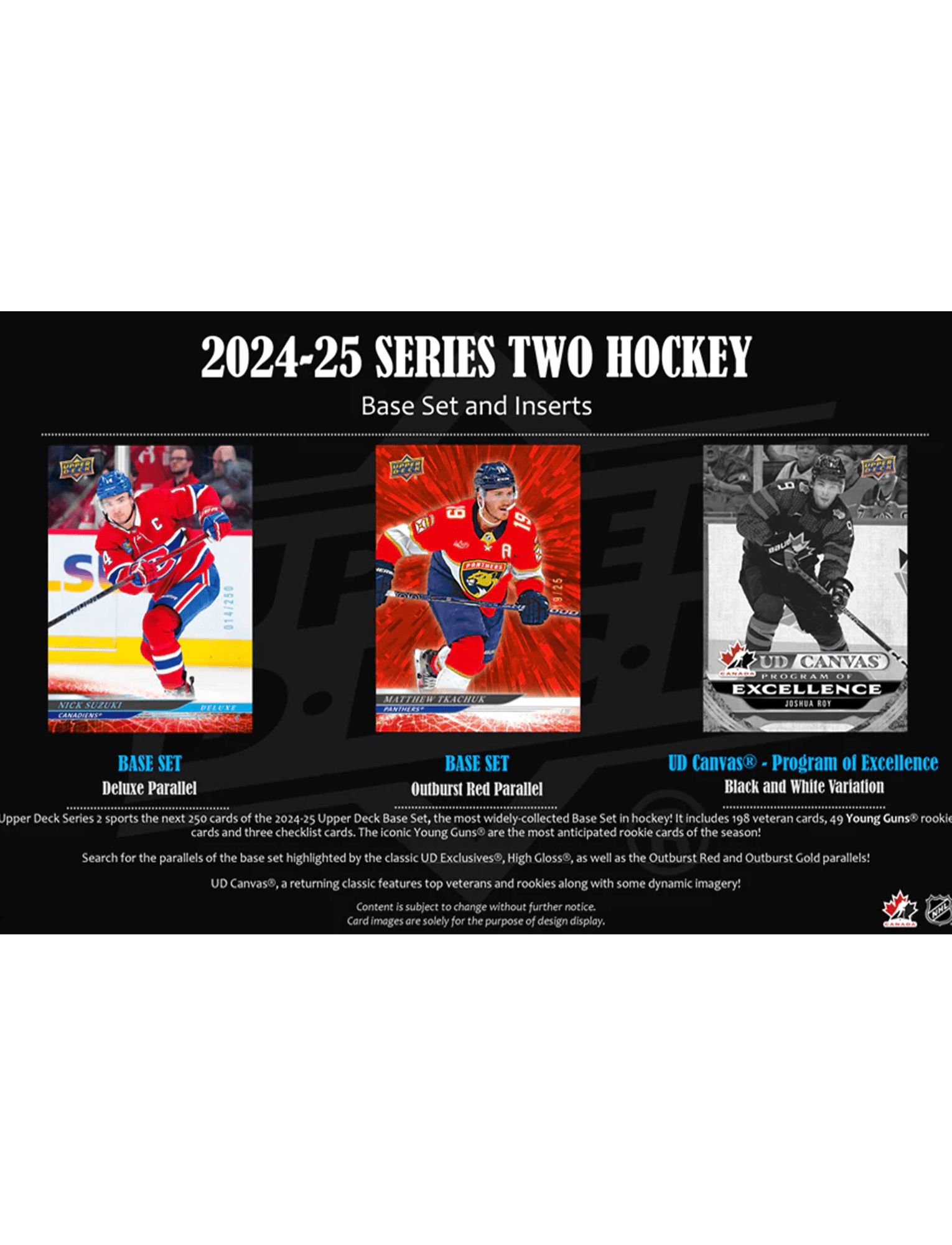Upper Deck Cards Upper Deck NHL 24-25 Series 2 Mega Trading Card Pack