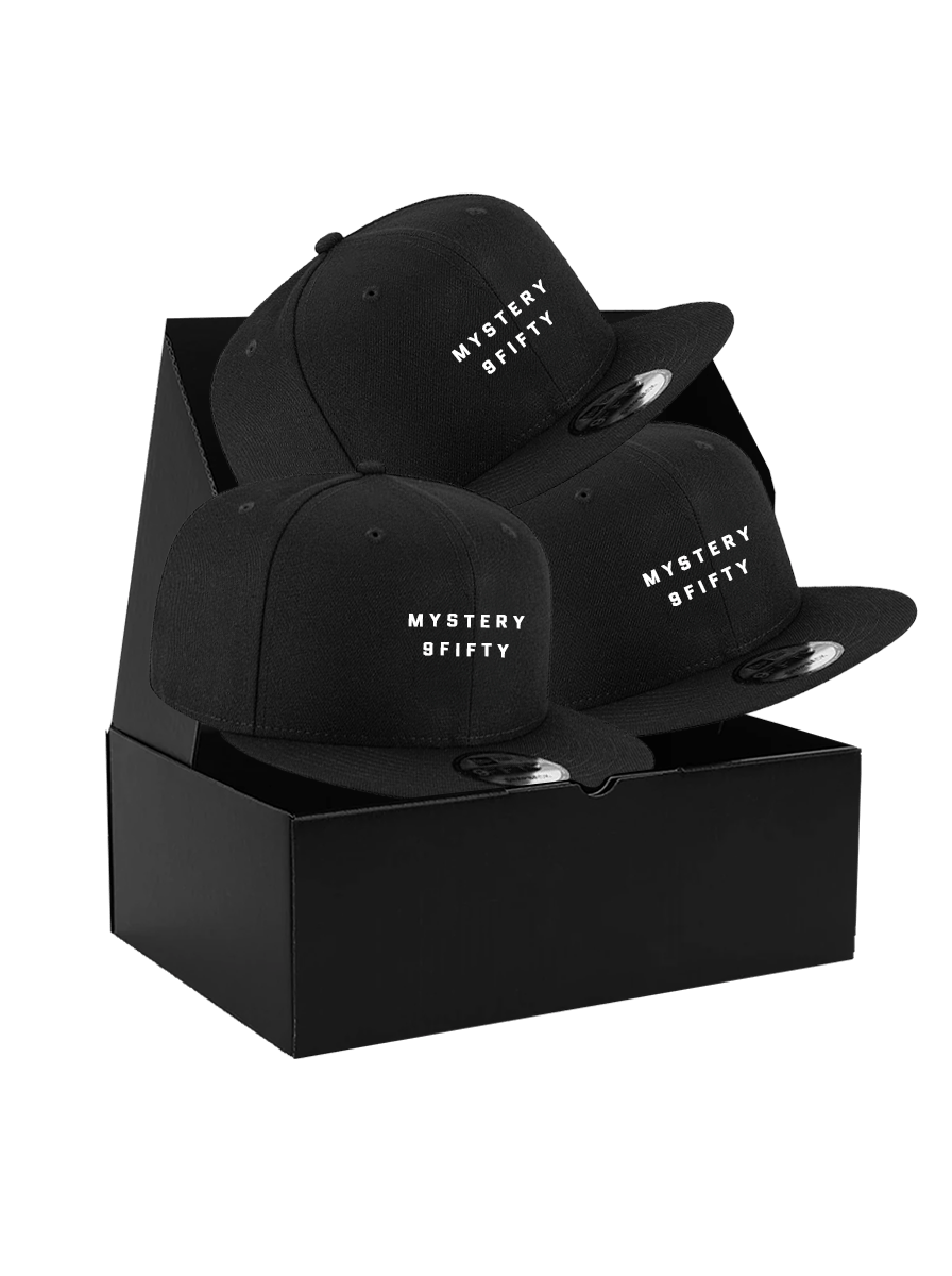 US Sports HQ Caps US Sports Mystery Box - 3 x 9FIFTY Flat Brim Snapback Hats