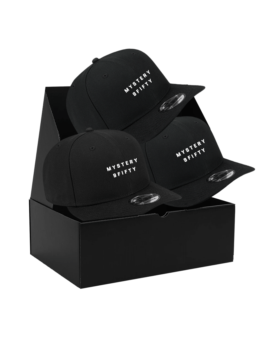 US Sports HQ Caps US Sports Mystery Box - 3 x 9FIFTY Pre-Curved Snapback Hats