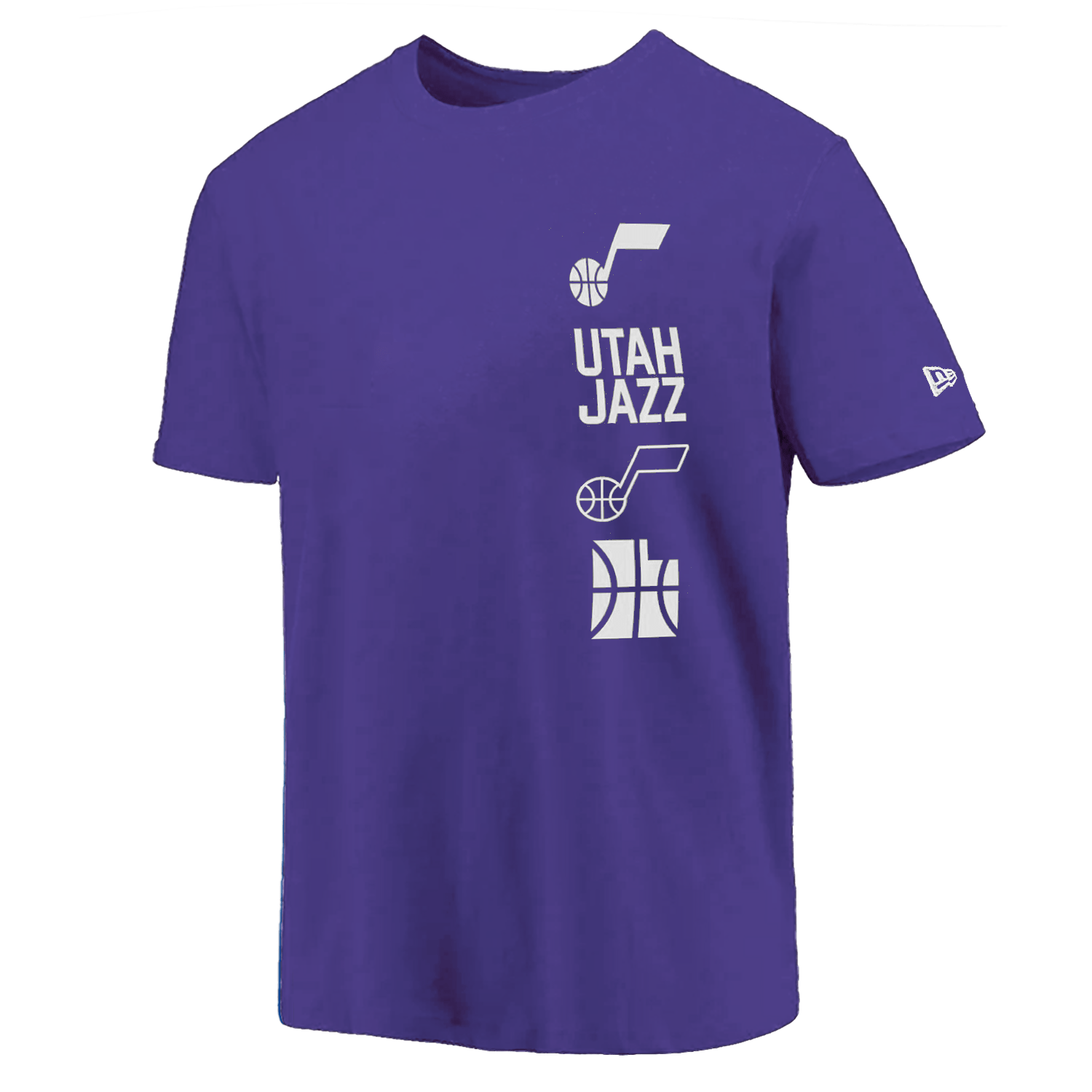 New Era T-Shirts Utah Jazz New Era NBA 24 City Edition T-Shirt - Purple