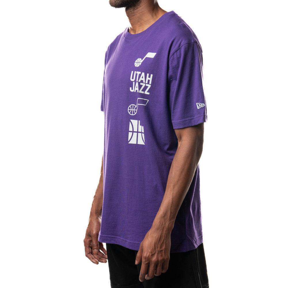 New Era T-Shirts Utah Jazz New Era NBA 24 City Edition T-Shirt - Purple