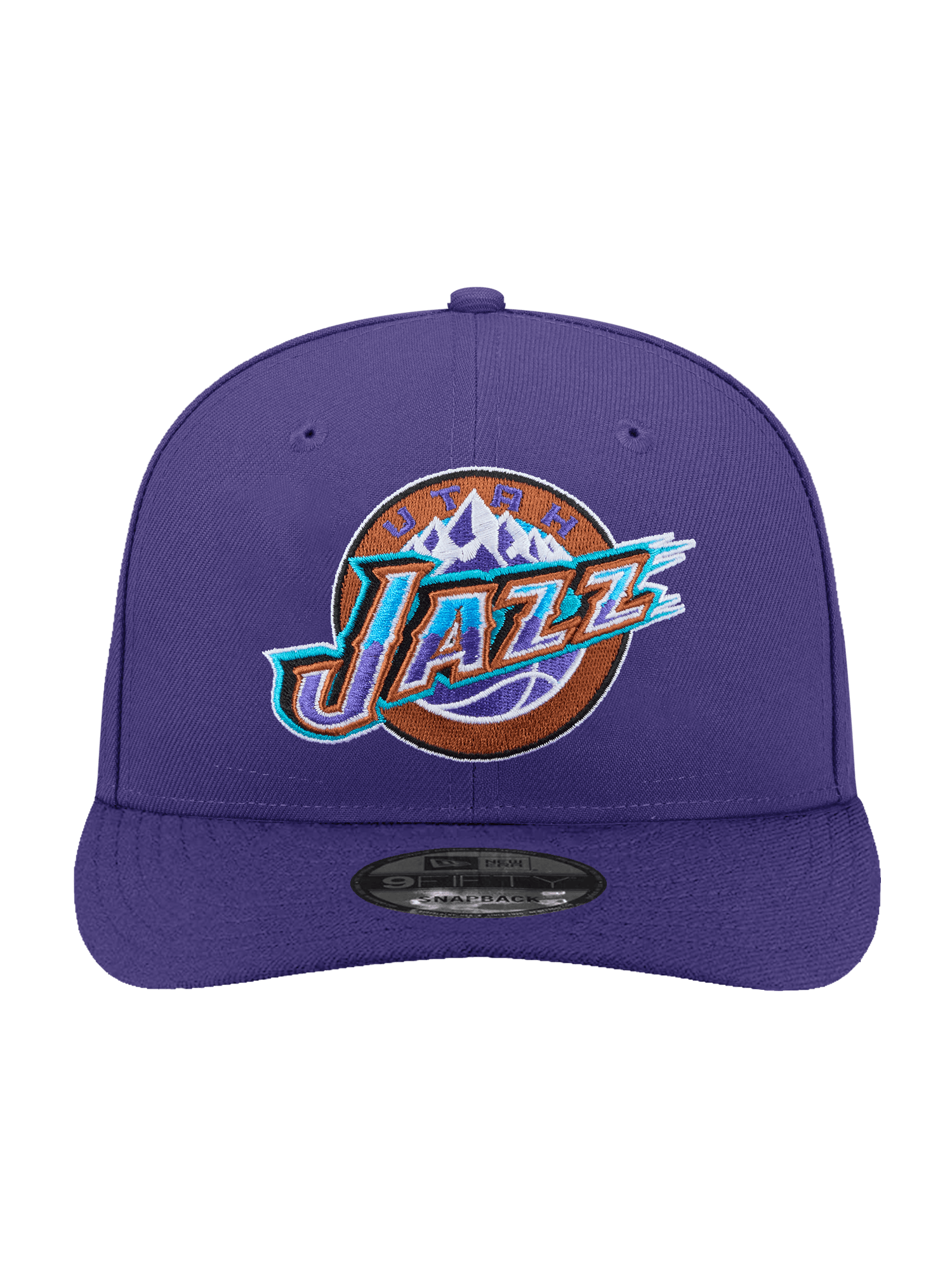 New Era Caps Utah Jazz New Era NBA HWC 9FIFTY Pre-Curved Snapback Hat - Purple