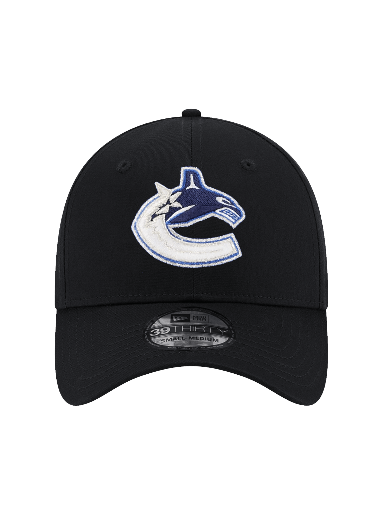New Era Caps Vancouver Canucks New Era NHL Team 39THIRTY Stretch-Fit Hat - Black