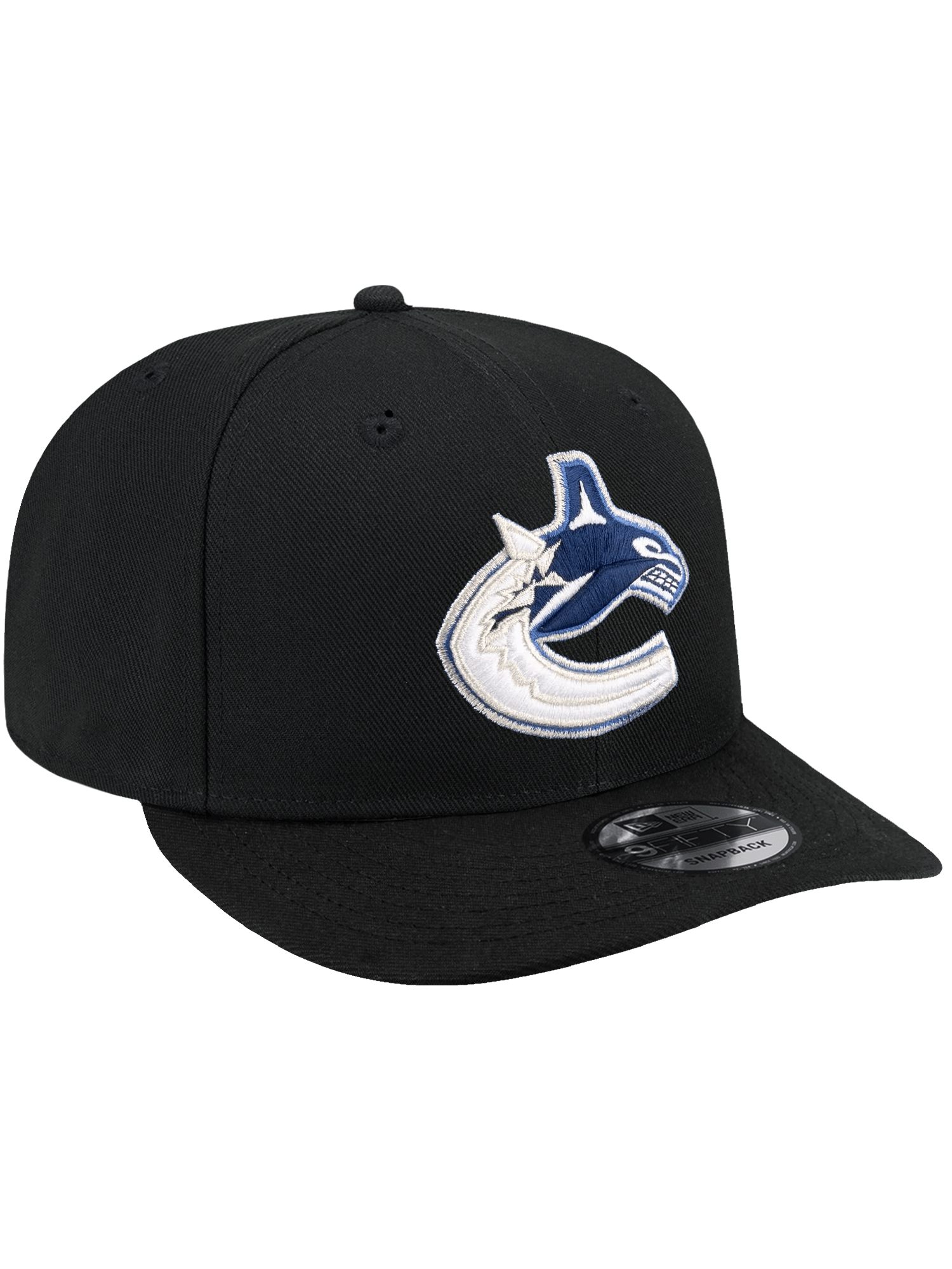 New Era Caps OSFA Vancouver Canucks New Era NHL Team 9FIFTY Pre-Curved Snapback Hat - Black