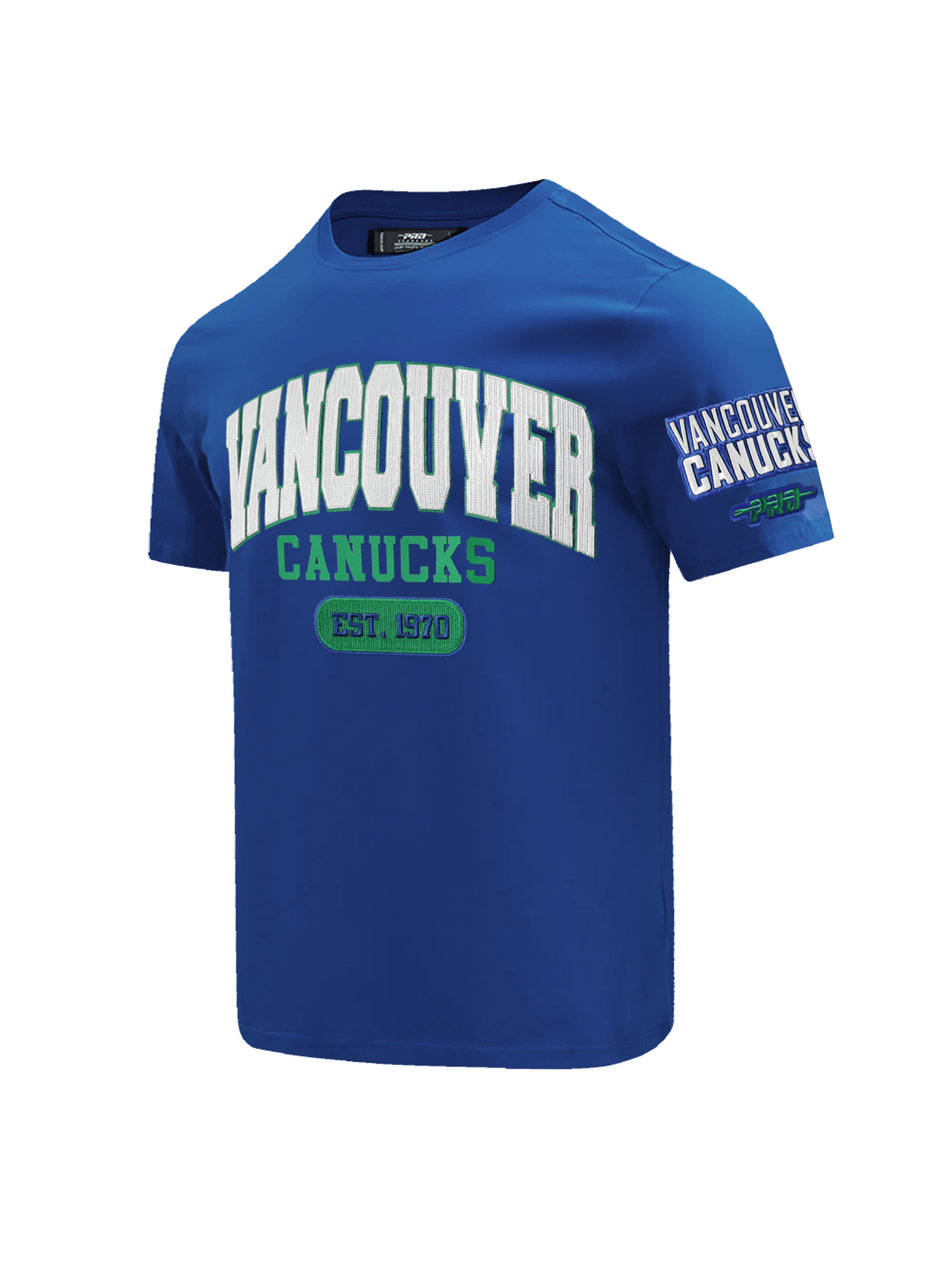Pro Standard T-Shirts Vancouver Canucks Pro Standard NHL City Arch Flex T-Shirt - Blue