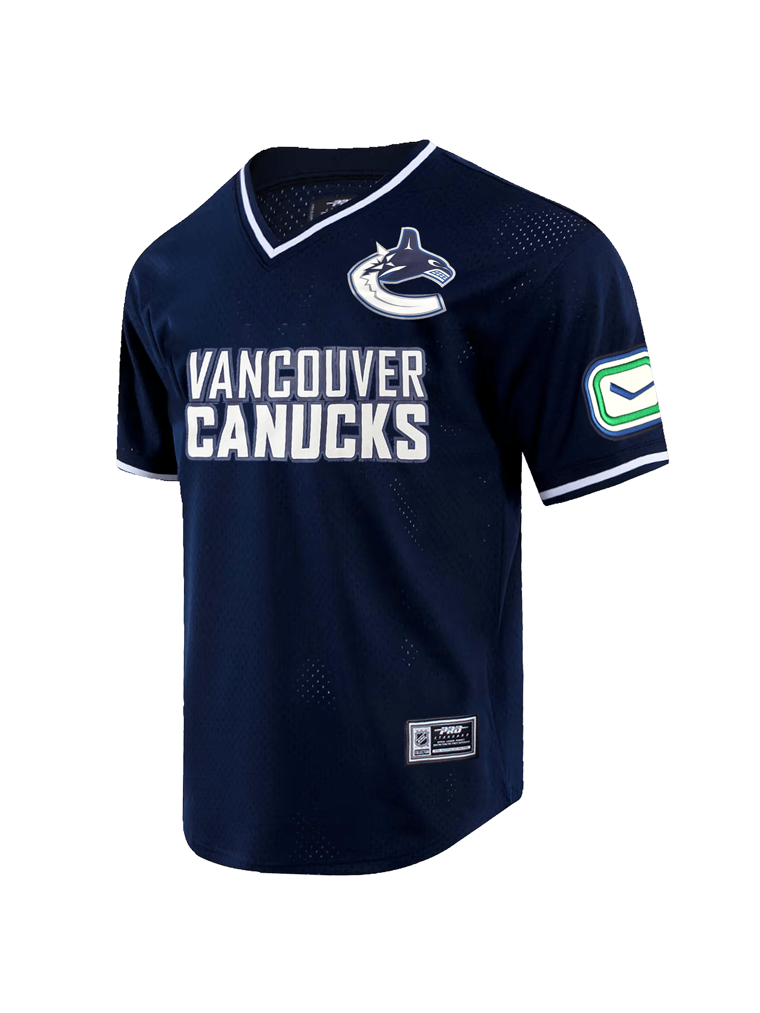 Pro Standard T-Shirts Vancouver Canucks Pro Standard NHL Team Mesh Short Sleeve - Navy