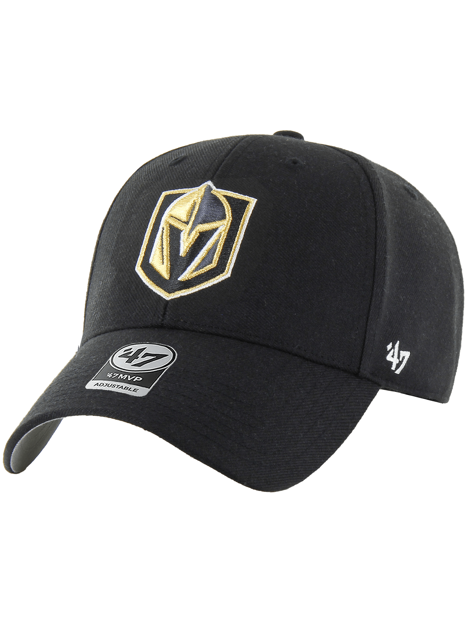 47 Brand Caps Vegas Golden Knights '47 NHL Wordmark Hit MVP Snapback Hat - Black