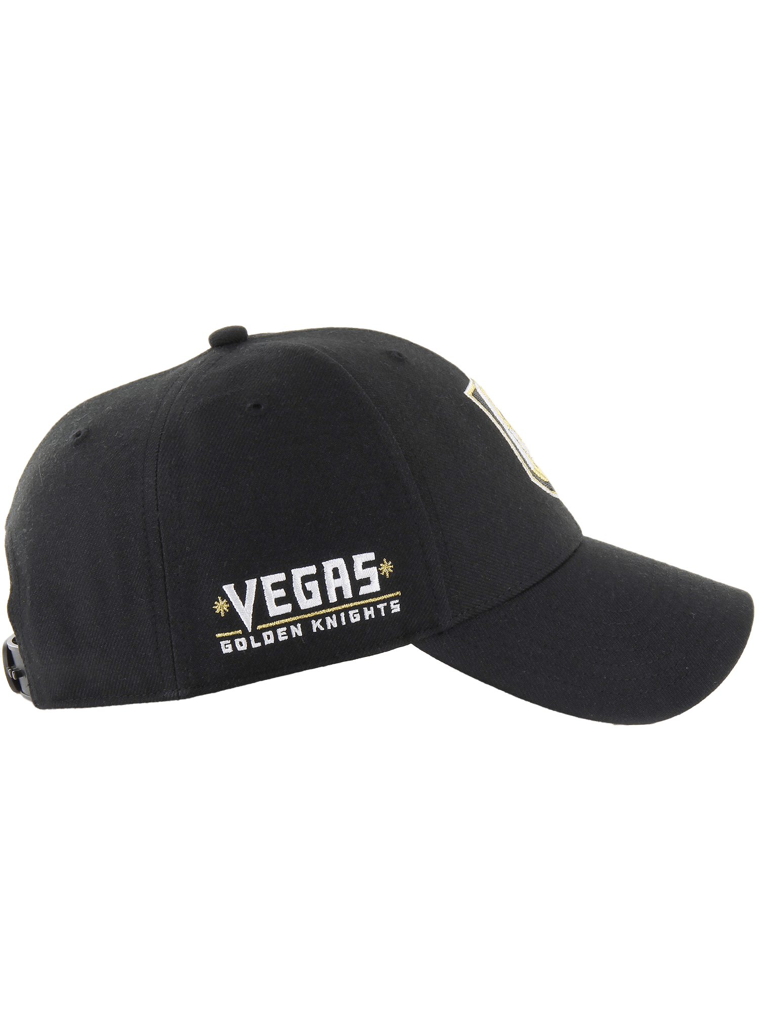 47 Brand Caps Vegas Golden Knights '47 NHL Wordmark Hit MVP Snapback Hat - Black