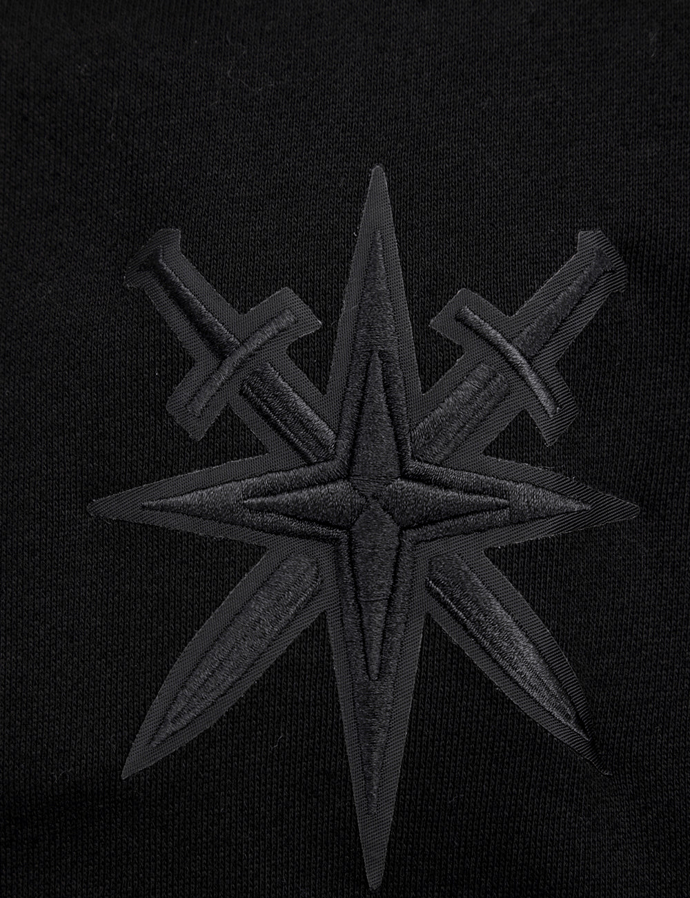 Pro Standard T-Shirts Vegas Golden Knights Pro Standard NHL Black On Black Drop Shoulder T-Shirt