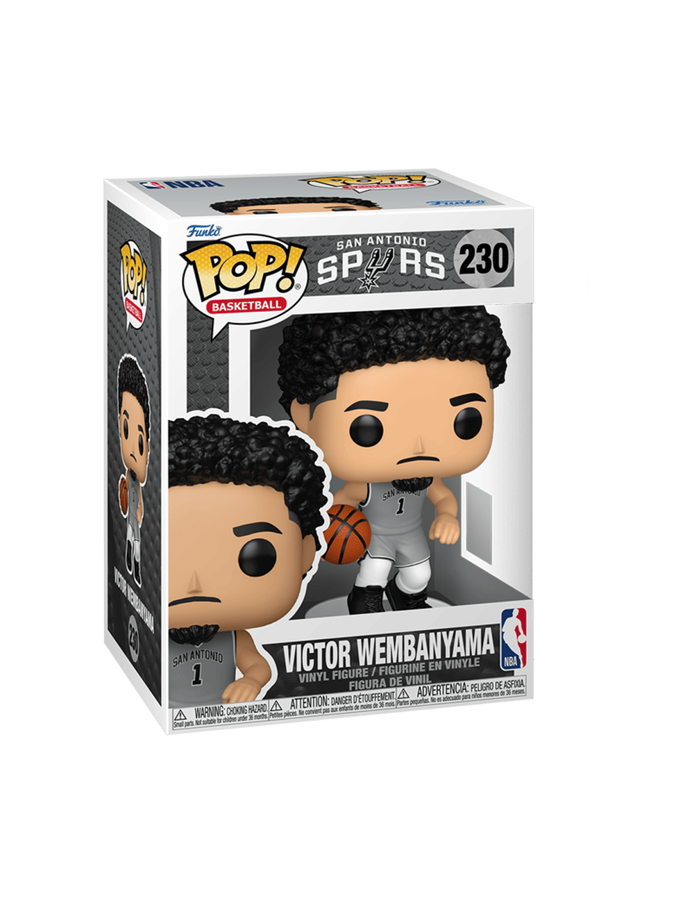 Funko Figures Victor Wembanyama San Antonio Spurs Funko NBA Statement Vinyl Pop Figure - 230