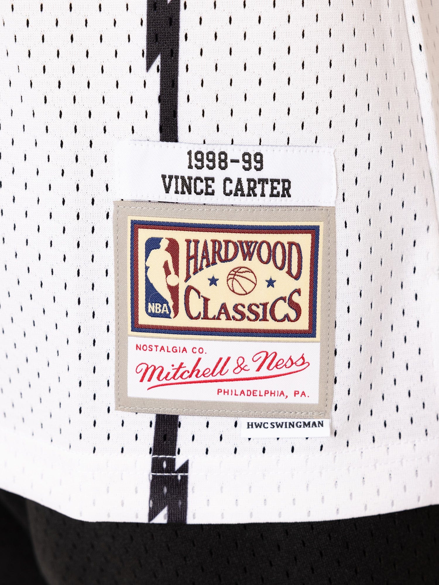 Mitchell And Ness Jerseys Vince Carter Toronto Raptors Mitchell & Ness NBA 98 Home HWC Swingman Jersey - White