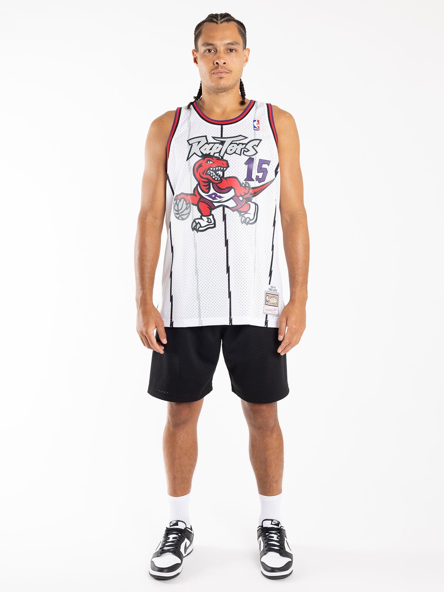 Mitchell And Ness Jerseys Vince Carter Toronto Raptors Mitchell & Ness NBA 98 Home HWC Swingman Jersey - White