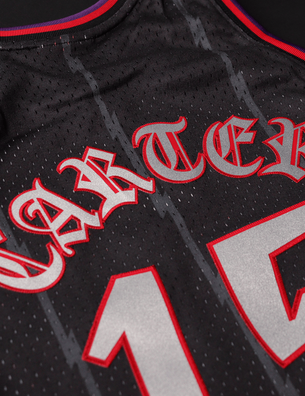 Mitchell And Ness Jerseys Vince Carter Toronto Raptors Mitchell & Ness NBA HWC Fashion Swingman Jersey - Black