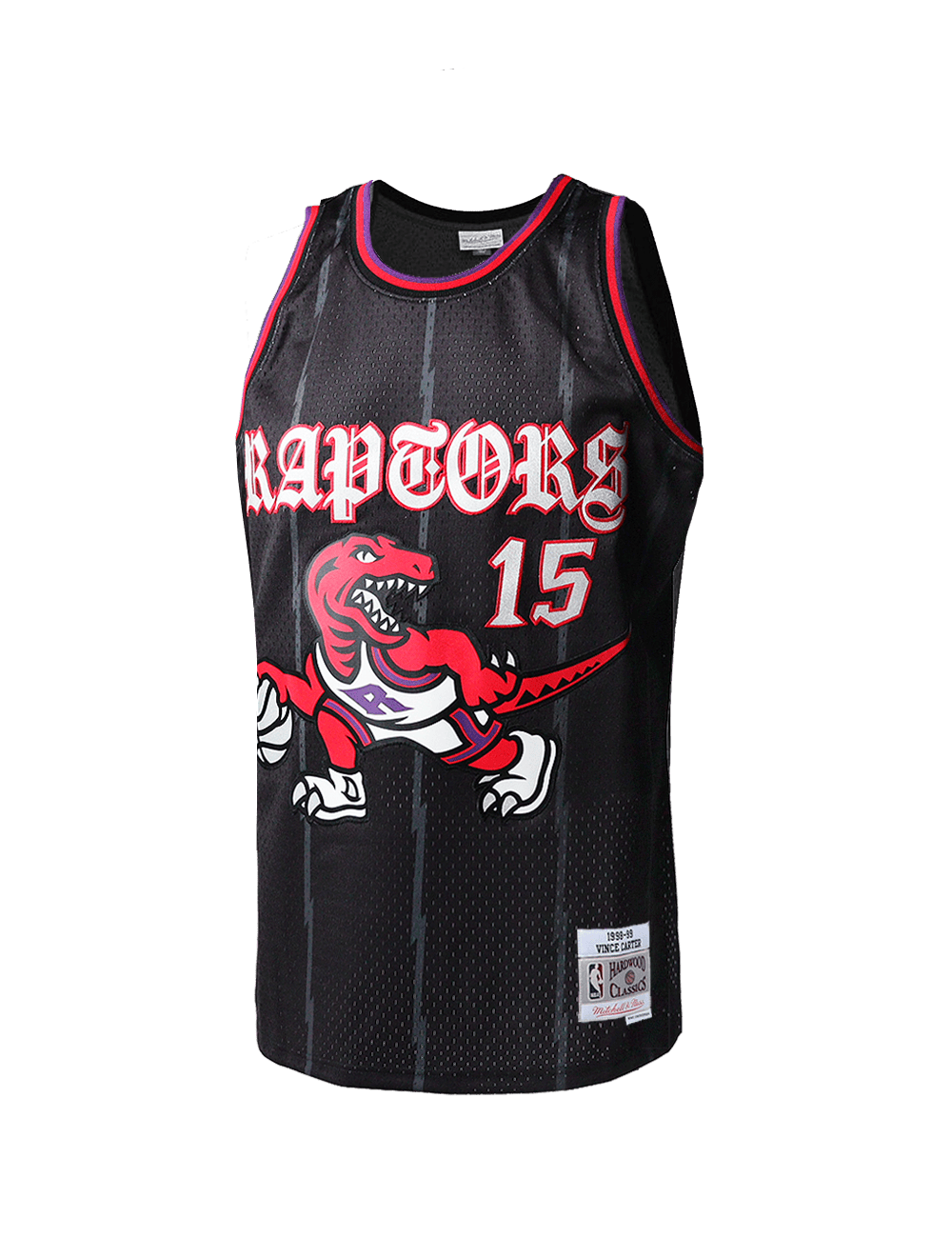 Mitchell And Ness Jerseys Vince Carter Toronto Raptors Mitchell & Ness NBA HWC Fashion Swingman Jersey - Black