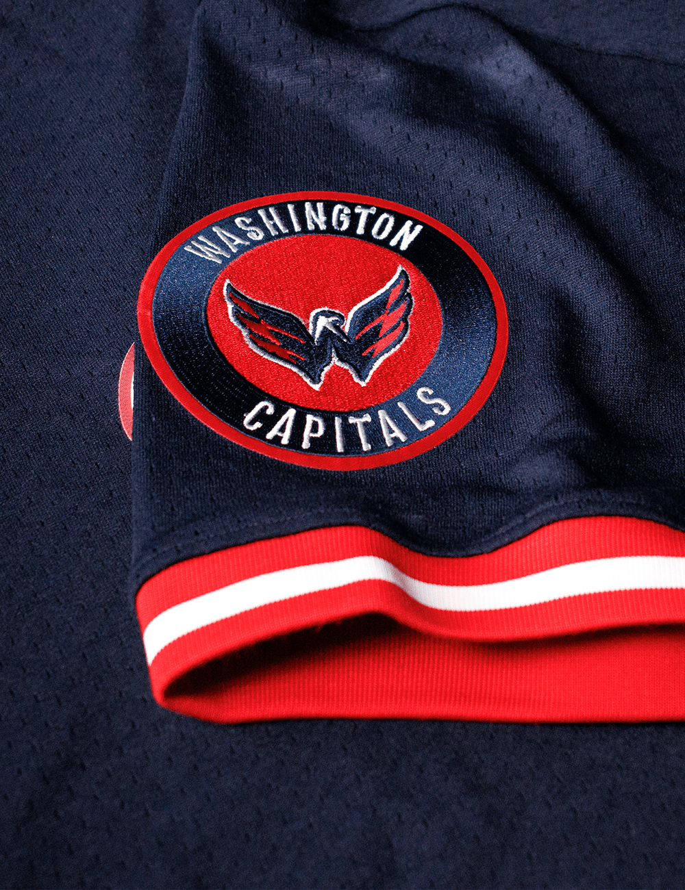Pro Standard T-Shirts Washington Capitals Pro Standard NHL Team Mesh Short Sleeve - Navy