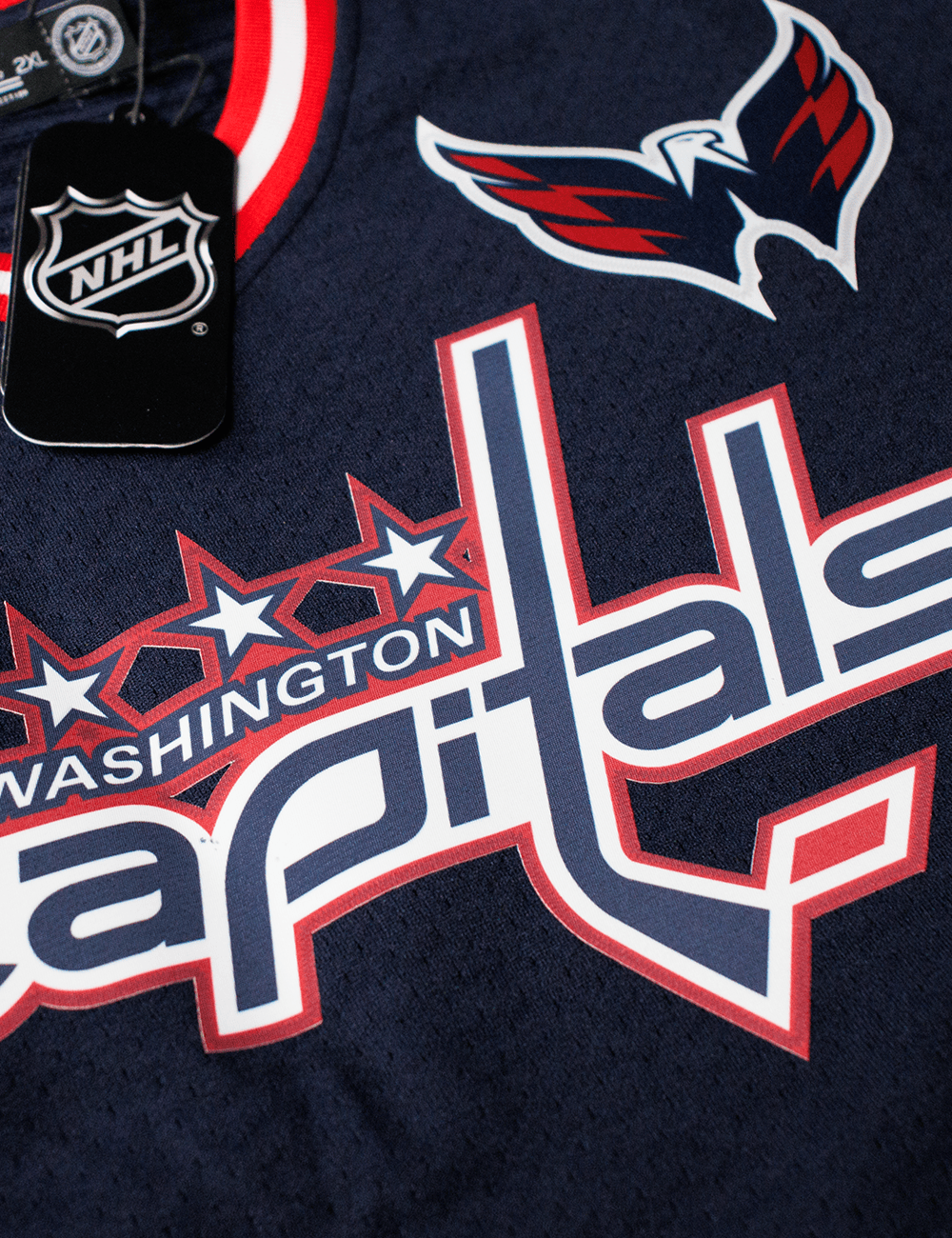 Pro Standard T-Shirts Washington Capitals Pro Standard NHL Team Mesh Short Sleeve - Navy