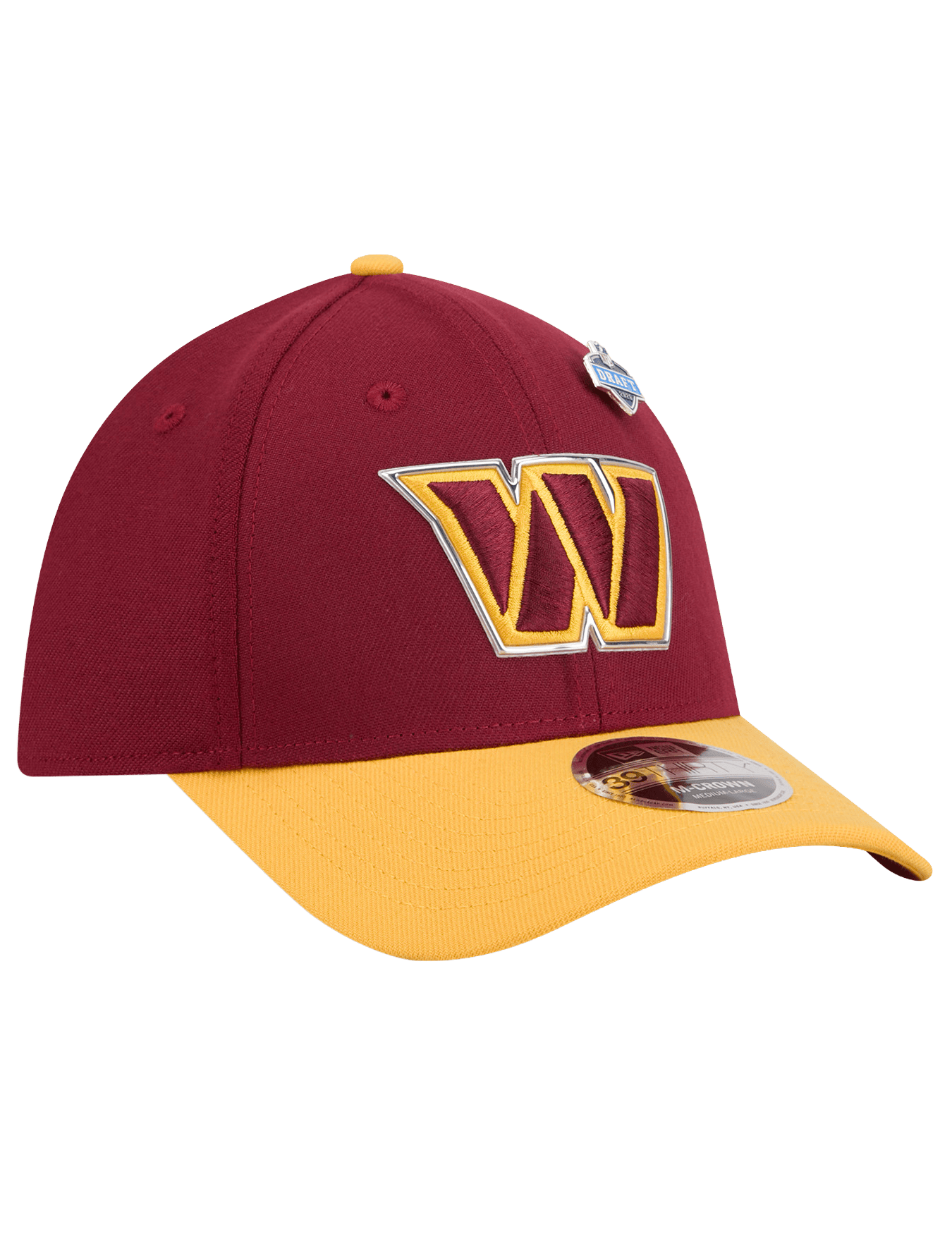 New Era Caps M/L Washington Commanders New Era NFL Draft 26 39THIRTY M-Crown Stretch-Fit Hat