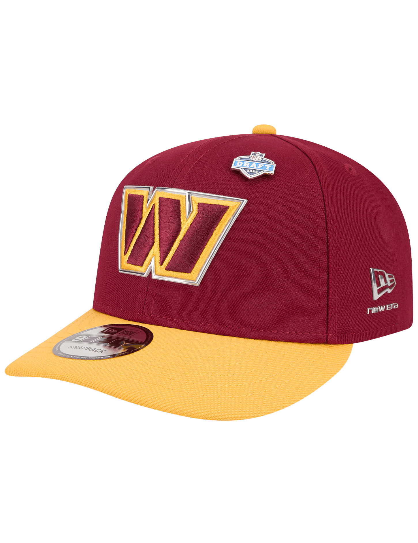 New Era Caps OSFM Washington Commanders New Era NFL Draft 26 9FIFTY Pre-Curved Snapback Hat