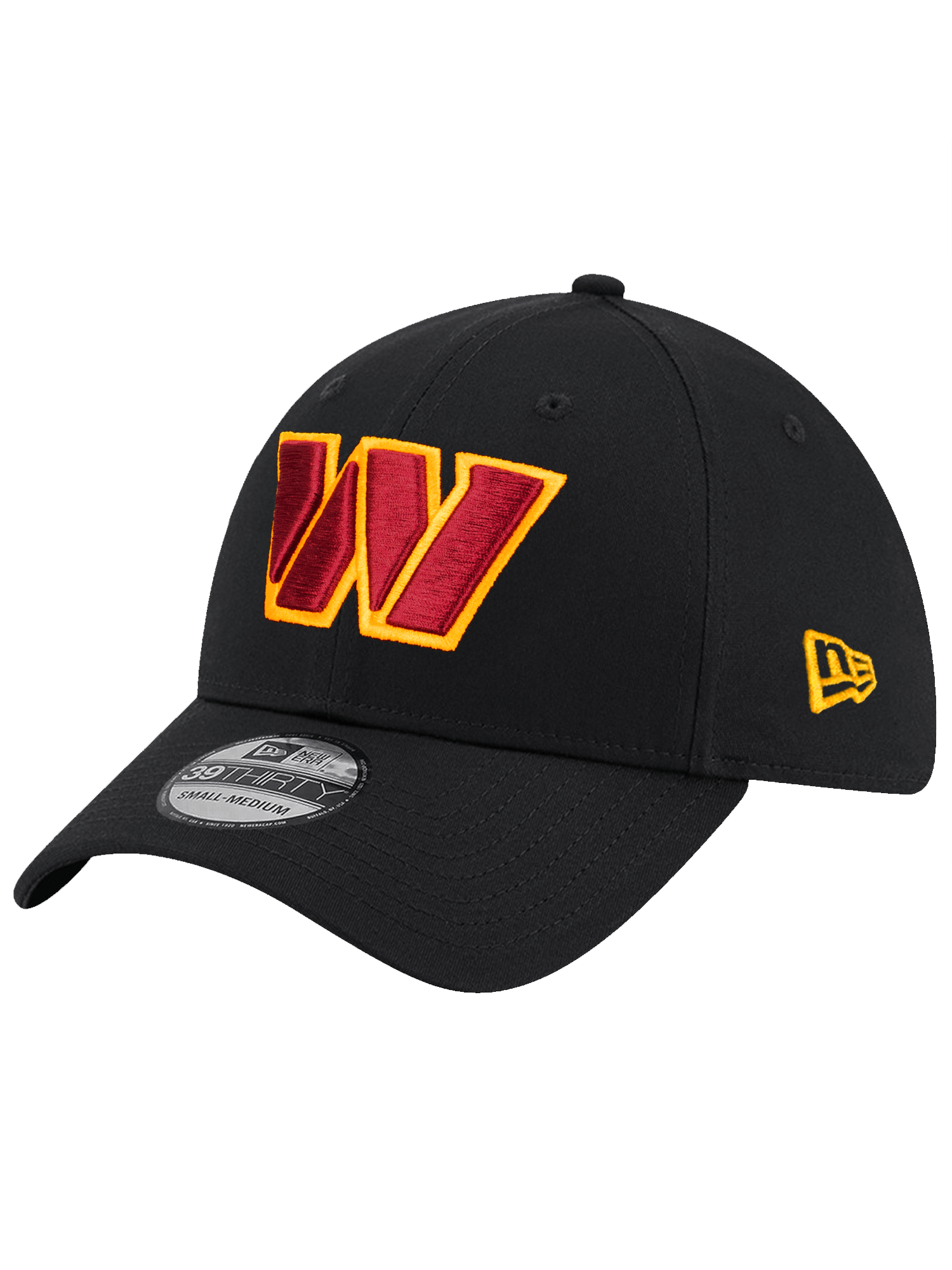 New Era Caps Washington Commanders New Era NFL Team 39THIRTY Stretch-Fit Hat - Black