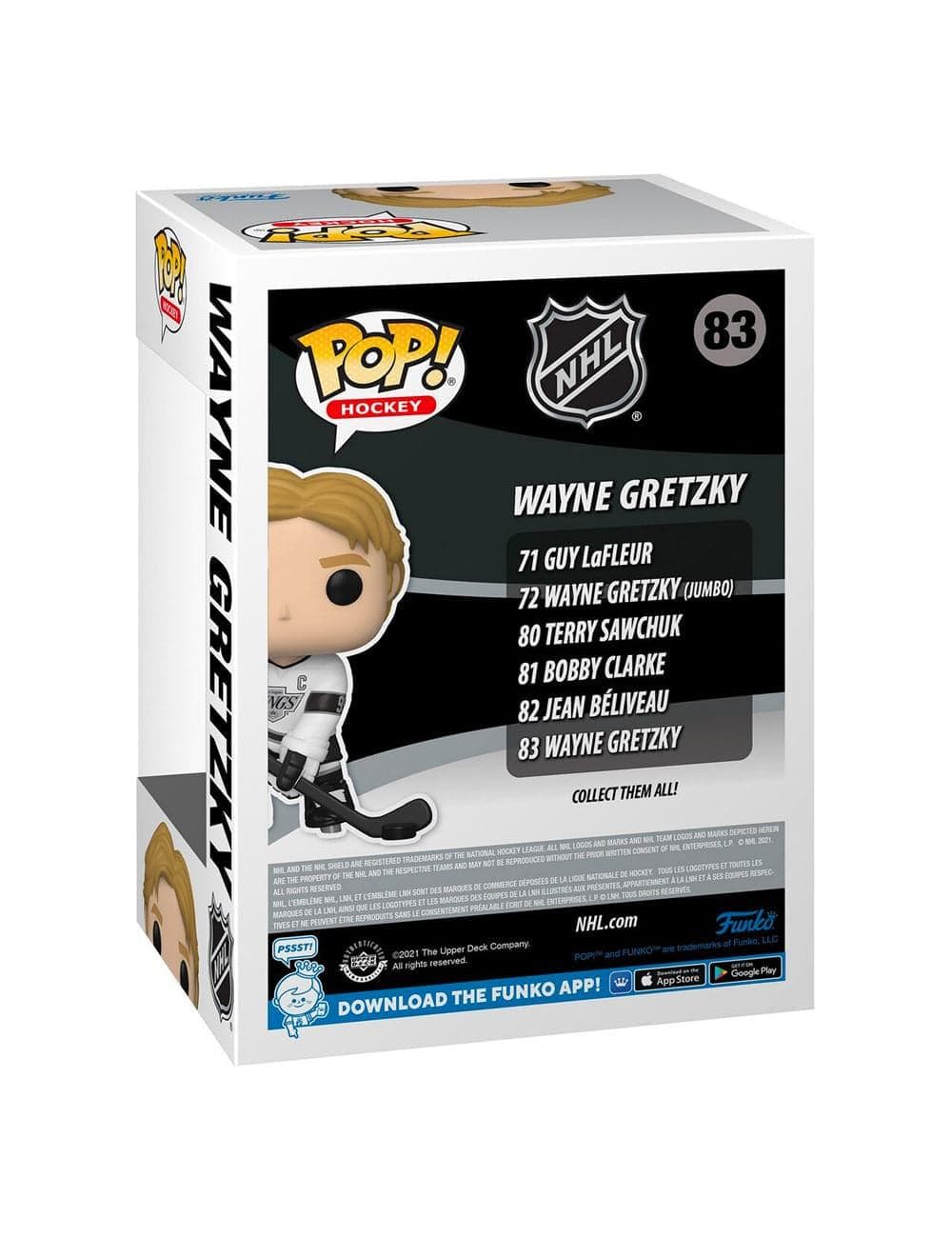 Funko Figures Wayne Gretzky Los Angeles Kings Funko NHL Pop Vinyl Figure - White