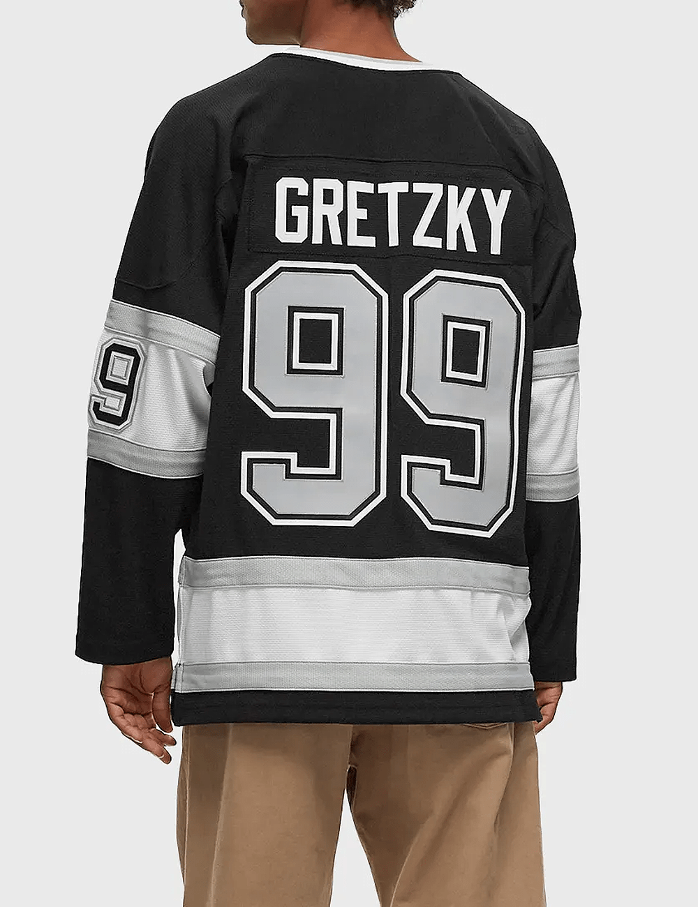 Mitchell And Ness Jerseys Wayne Gretzky Los Angeles Kings Mitchell & Ness NHL 92 Alt Power Play Jersey - Black
