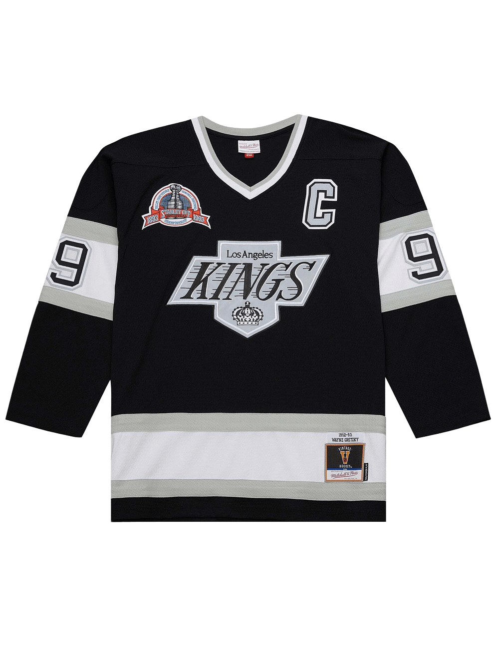Mitchell And Ness Jerseys Wayne Gretzky Los Angeles Kings Mitchell & Ness NHL 92 Alt Power Play Jersey - Black