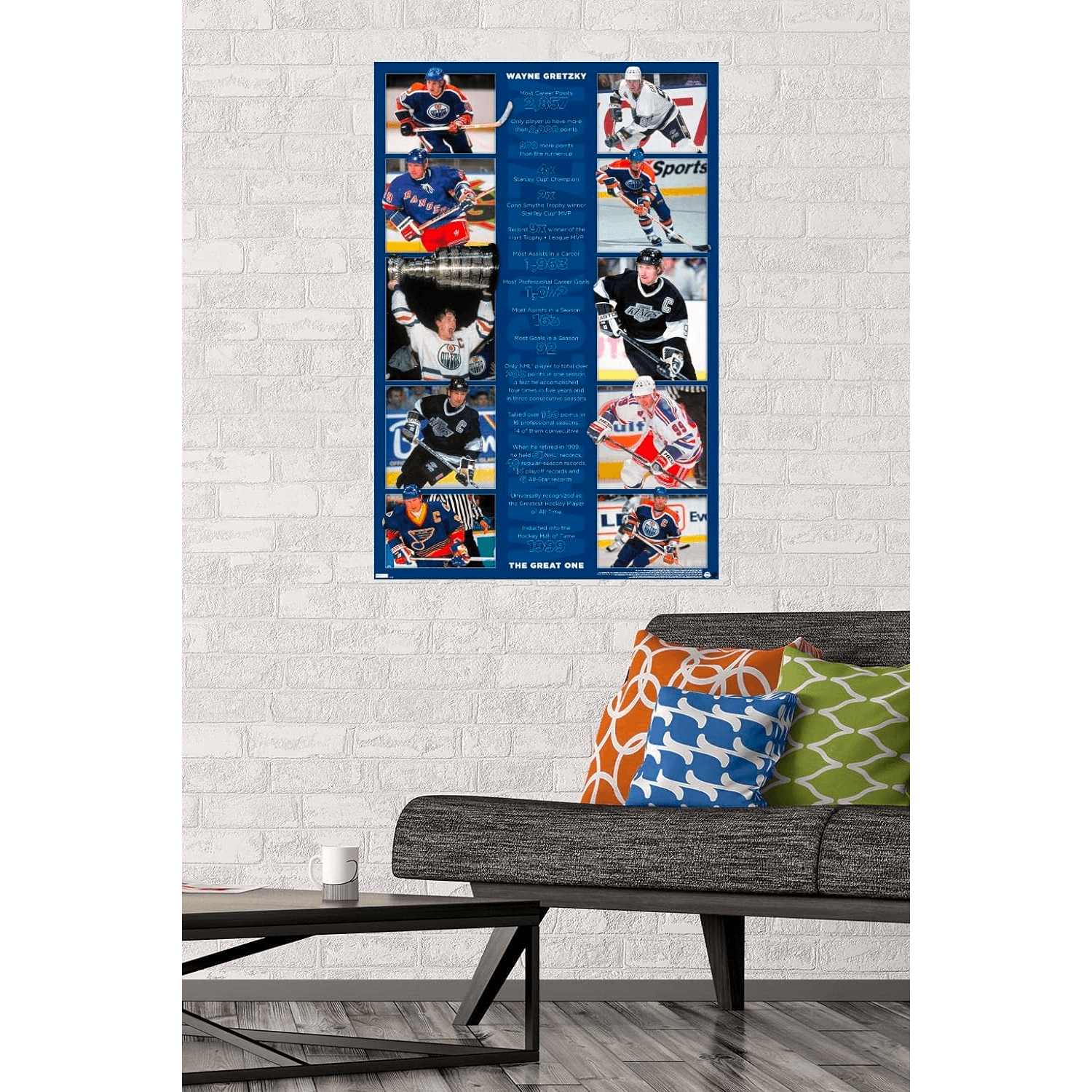 Trends International Posters Wayne Gretzky Los Angeles Kings Trends NHL 61 x 91.5cm Stats Poster