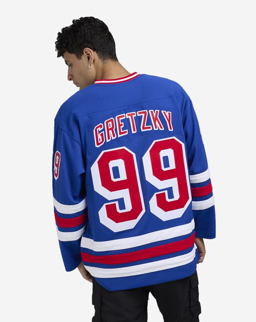 Mitchell And Ness Jerseys Wayne Gretzky New York Rangers Mitchell & Ness NHL 96-97 Power Play Jersey - Blue