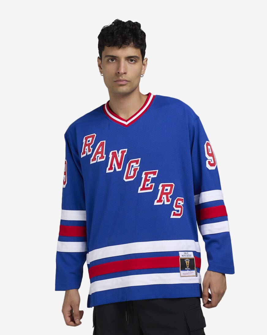 Mitchell And Ness Jerseys Wayne Gretzky New York Rangers Mitchell & Ness NHL 96-97 Power Play Jersey - Blue