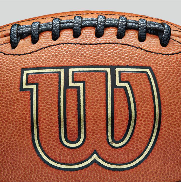 Wilson Sporting Goods Balls Wilson NCAA GST Full Size Game Leather Football - Tan