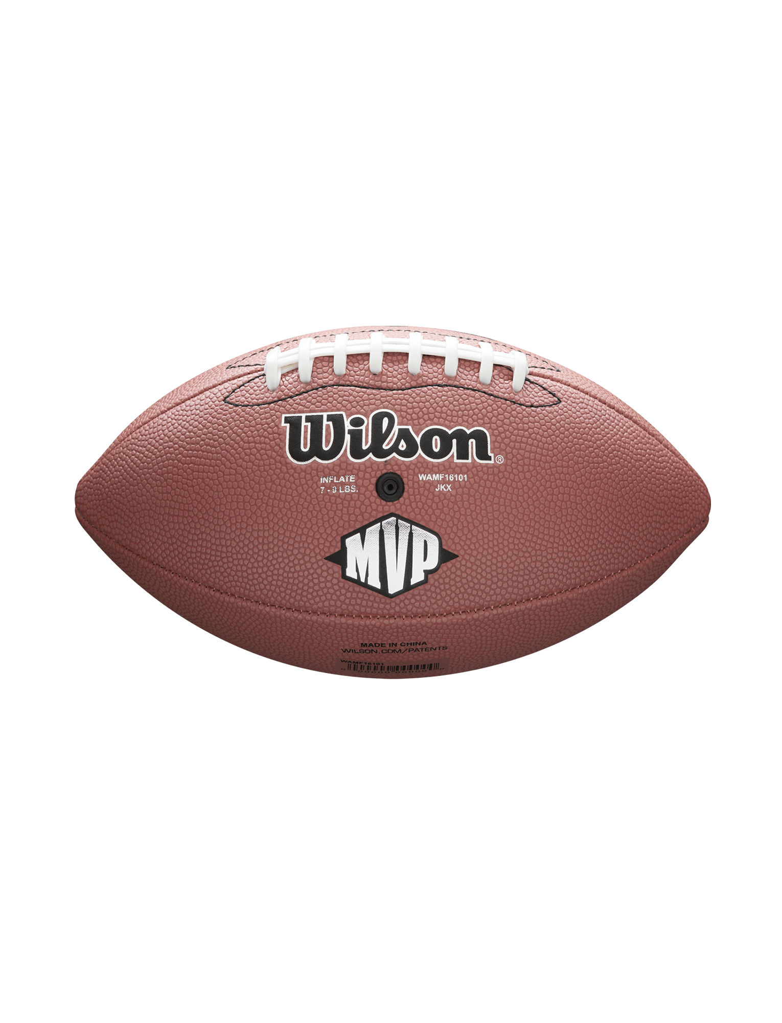 Wilson Sporting Goods Balls Wilson NFL MVP Pee Wee Composite Football - Brown