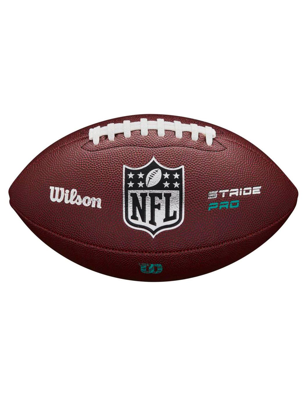 Wilson Sporting Goods Balls Wilson NFL Shield Stride Pro Eco Full Size Football Ball - Brown