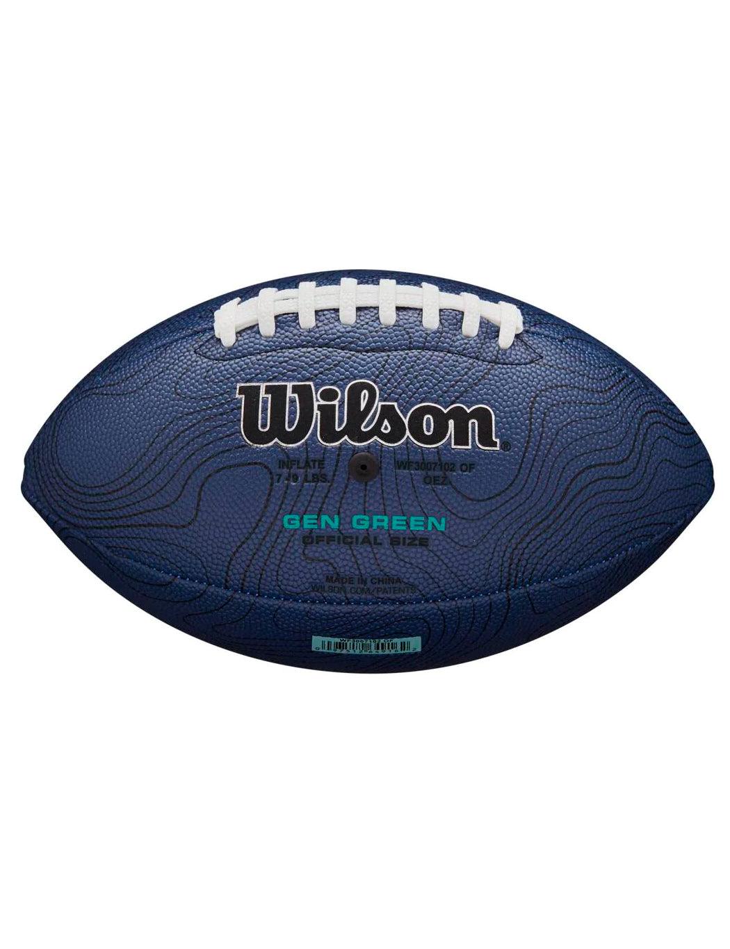 Wilson Sporting Goods Balls Wilson NFL Shield Stride Pro Eco Full Size Football Ball - Navy