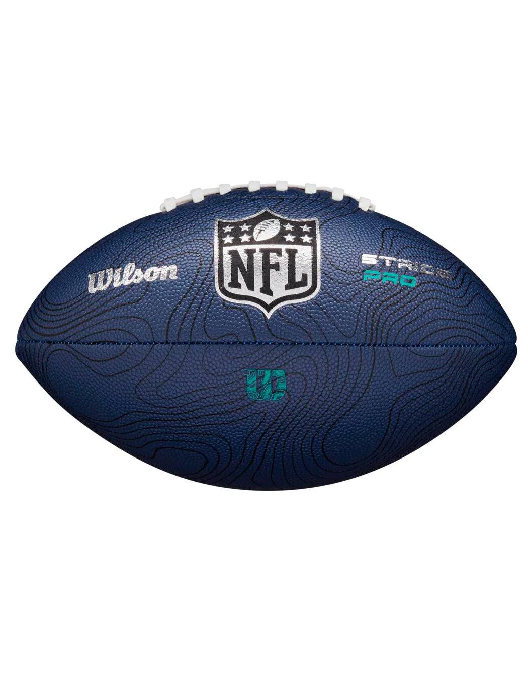 Wilson Sporting Goods Balls Wilson NFL Shield Stride Pro Eco Full Size Football Ball - Navy