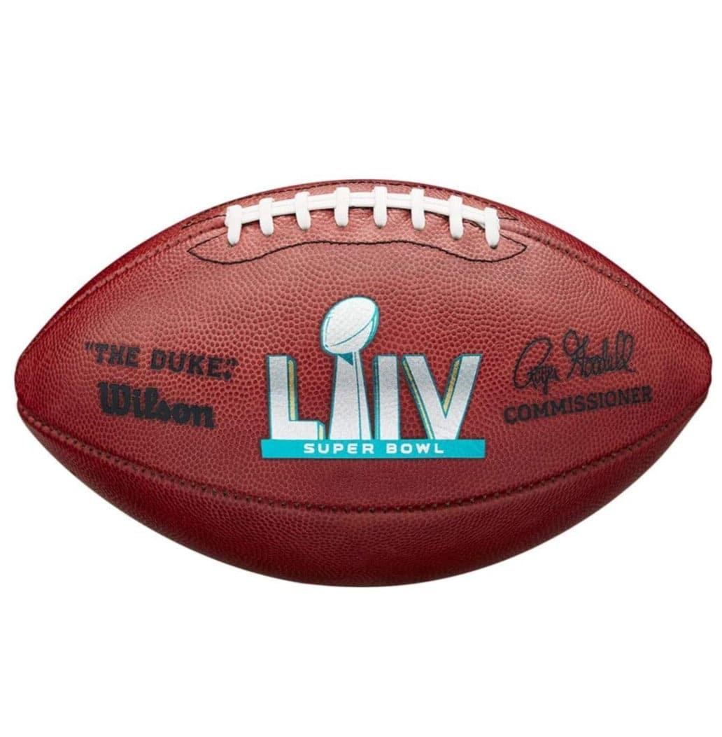 Wilson Sporting Goods Balls Wilson NFL Super Bowl LIV Official Leather Game Football