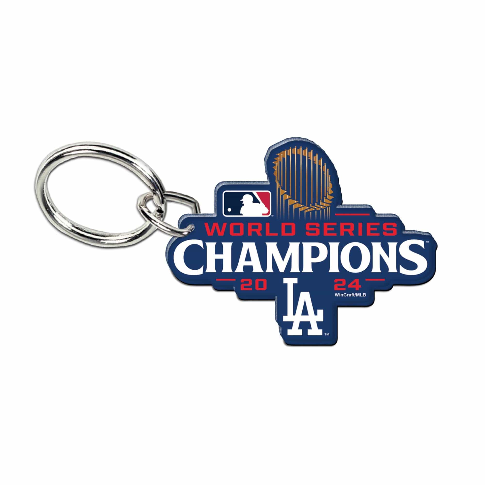 Los Angeles Dodgers Wincraft MLB 24 Champs Premium Acrylic Key Ring