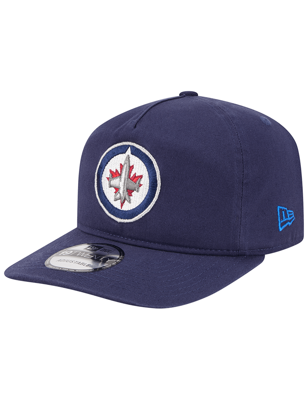 New Era Caps Winnipeg Jets New Era NHL Team 19TWENTY Pre-Curved Snapback Hat - Navy