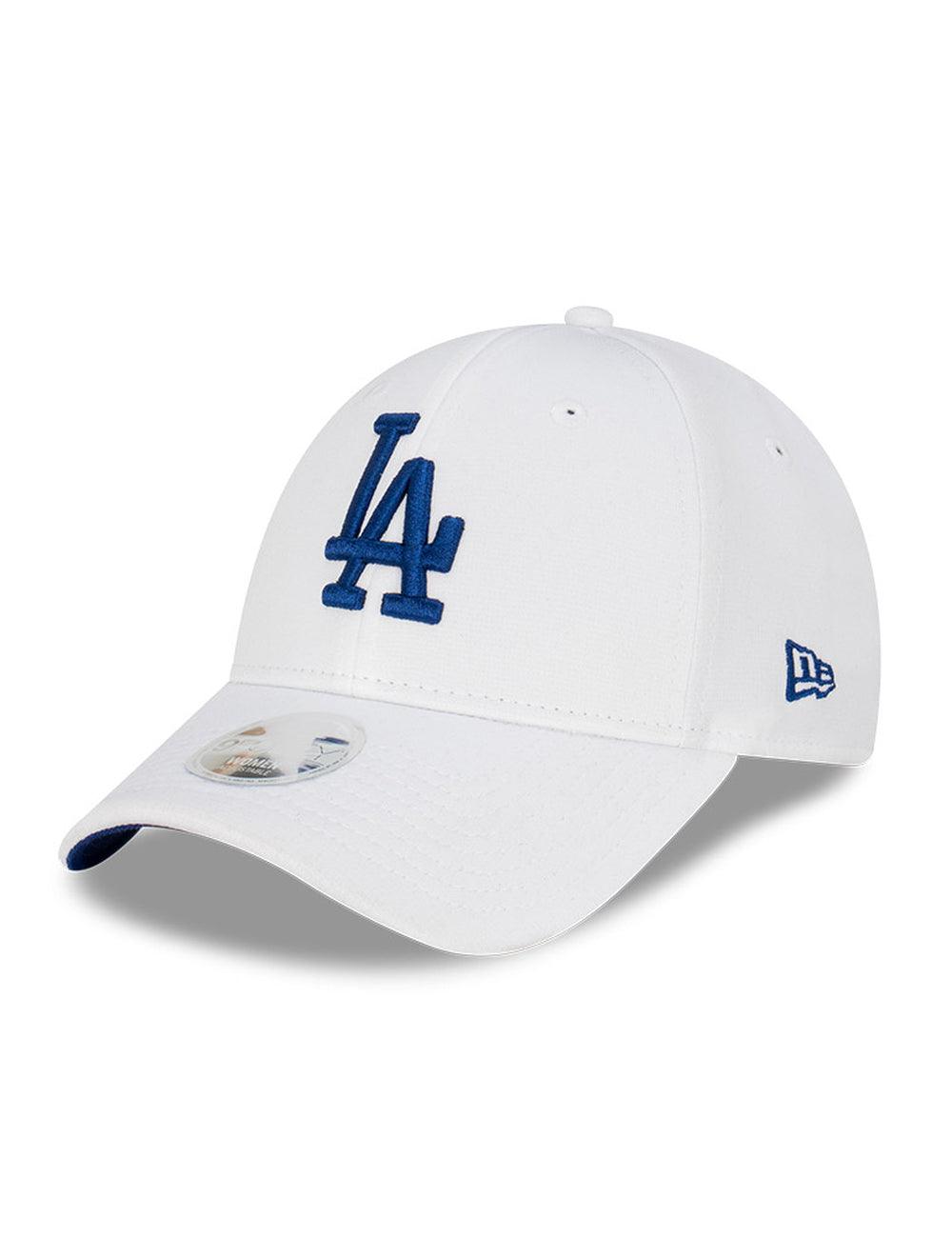 New Era Caps Womens Womens Los Angeles Dodgers New Era MLB Optic Performance 9FORTY Strapback Hat - White