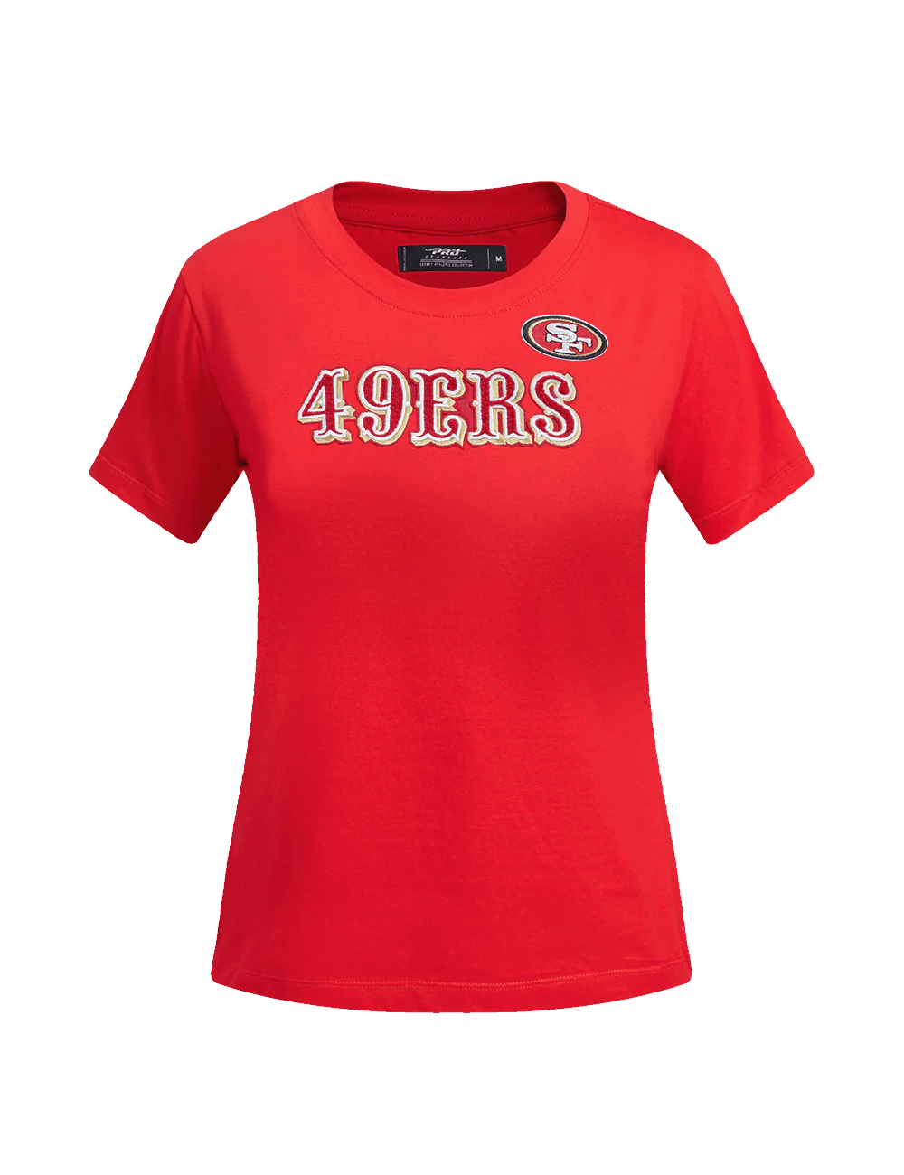 Pro Standard T-Shirts Womens San Francisco 49ers Pro Standard NFL Slim Fit Flex T-Shirt - Red