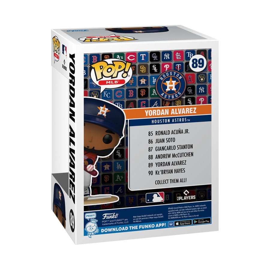 Funko Figures Yordan Alvarez Houston Astros Funko MLB Pop Vinyl 3.75" Figure - Orange