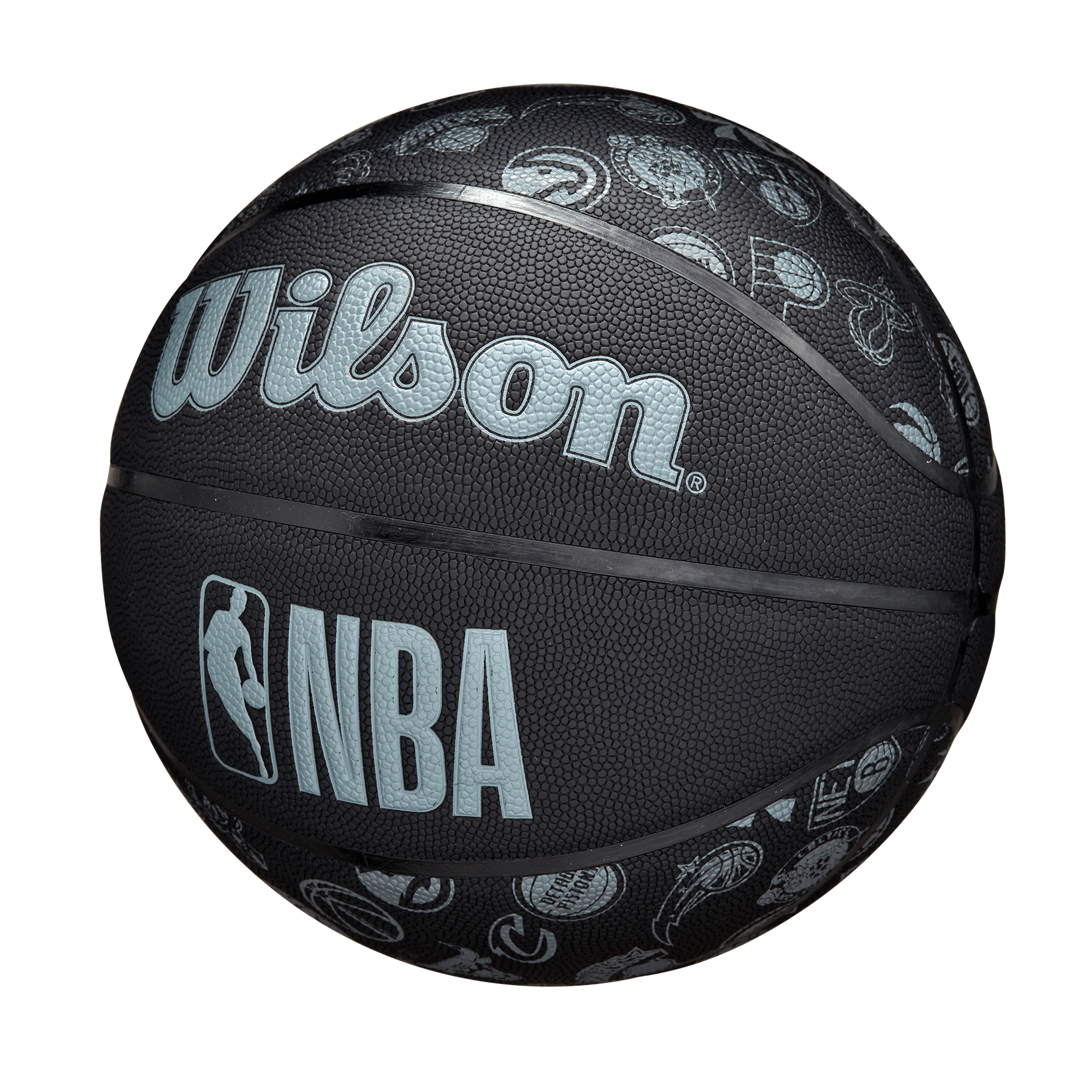 Wilson Sporting Goods Balls Youths All Team Wilson NBA Full Size Outdoor Basketball Ball - Black