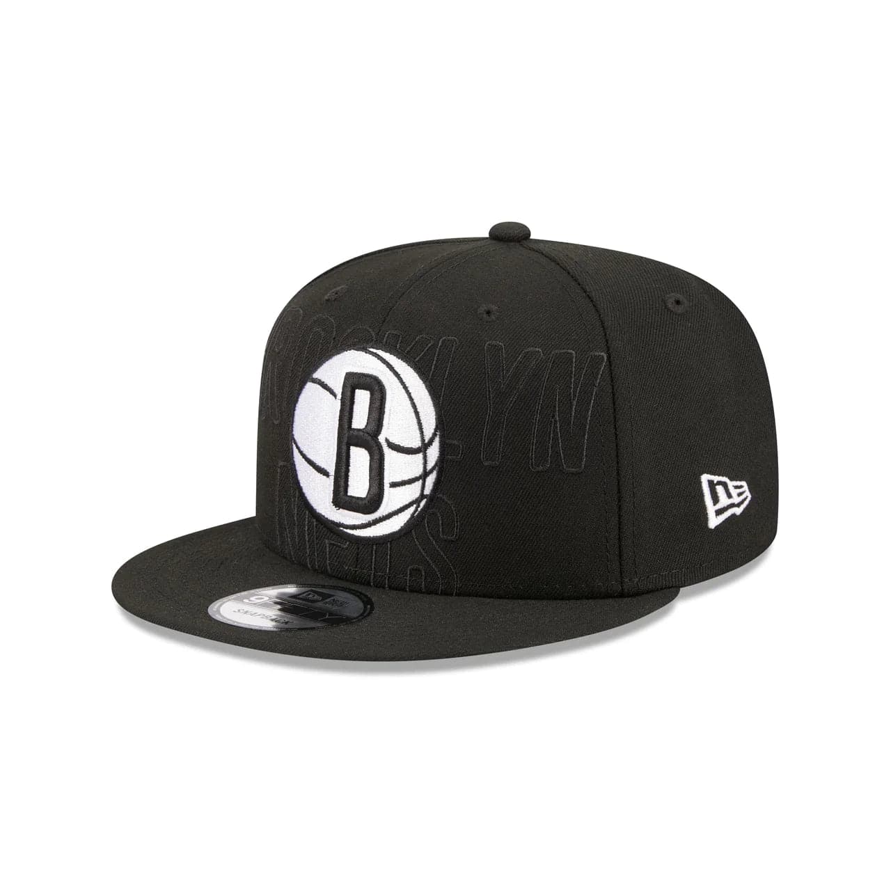 New Era Caps Youths Youths Brooklyn Nets New Era NBA 23 Draft 9FIFTY Snapback Hat - Black
