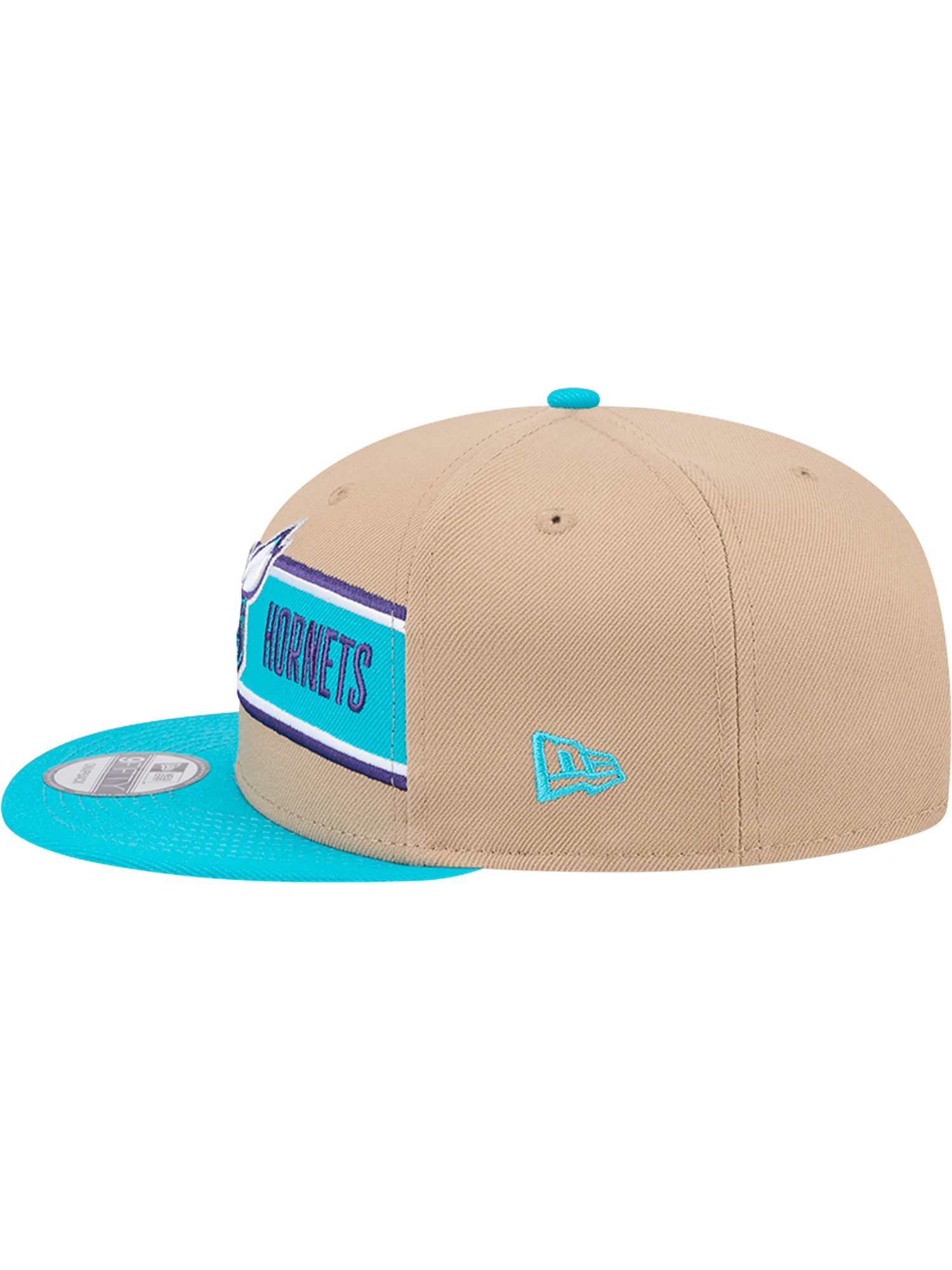 New Era Caps Youths Youths Charlotte Hornets New Era NBA 24 Draft 9FIFTY Snapback Hat - Tan