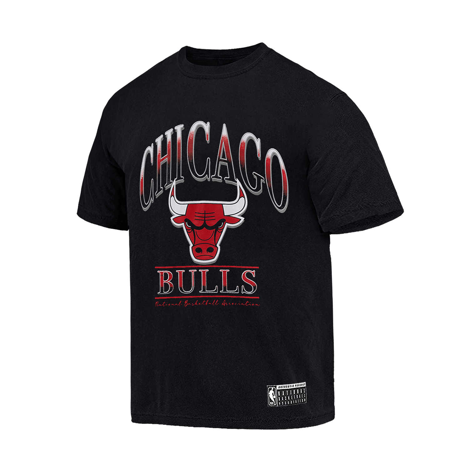 NBA Essentials T-Shirts Youths Chicago Bulls NBA Essentials Athens Vintage T-Shirt - Black