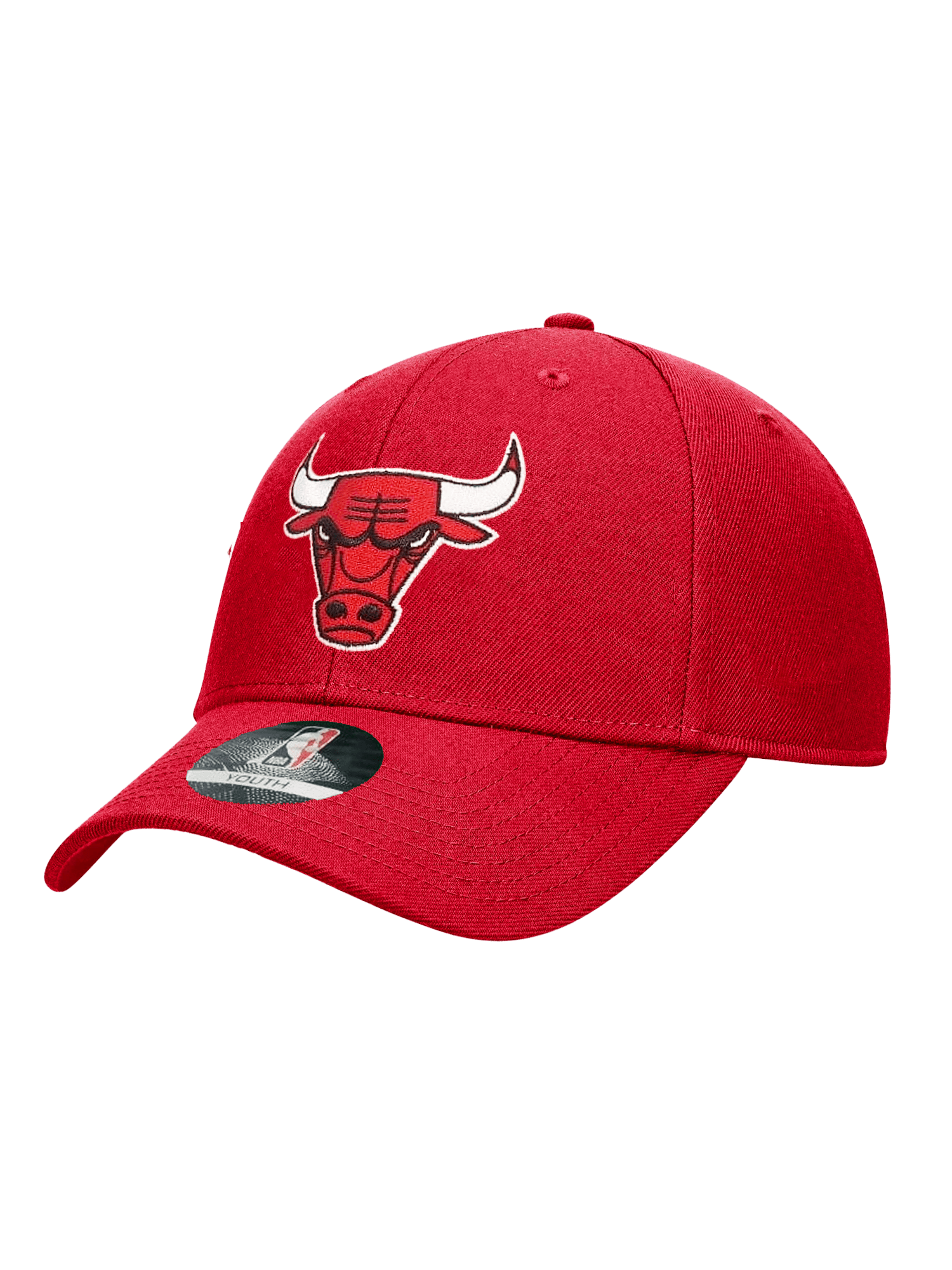 NBA Essentials Caps Youths Youths Chicago Bulls NBA Essentials Team Snapback Hat - Red