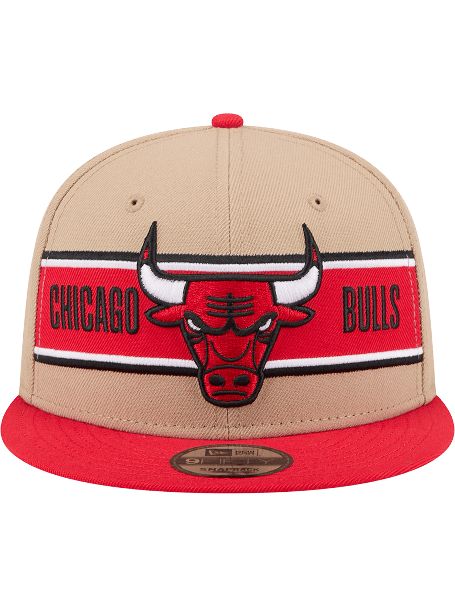 New Era Caps Youths Youths Chicago Bulls New Era NBA 24 Draft 9FIFTY Snapback Hat - Tan
