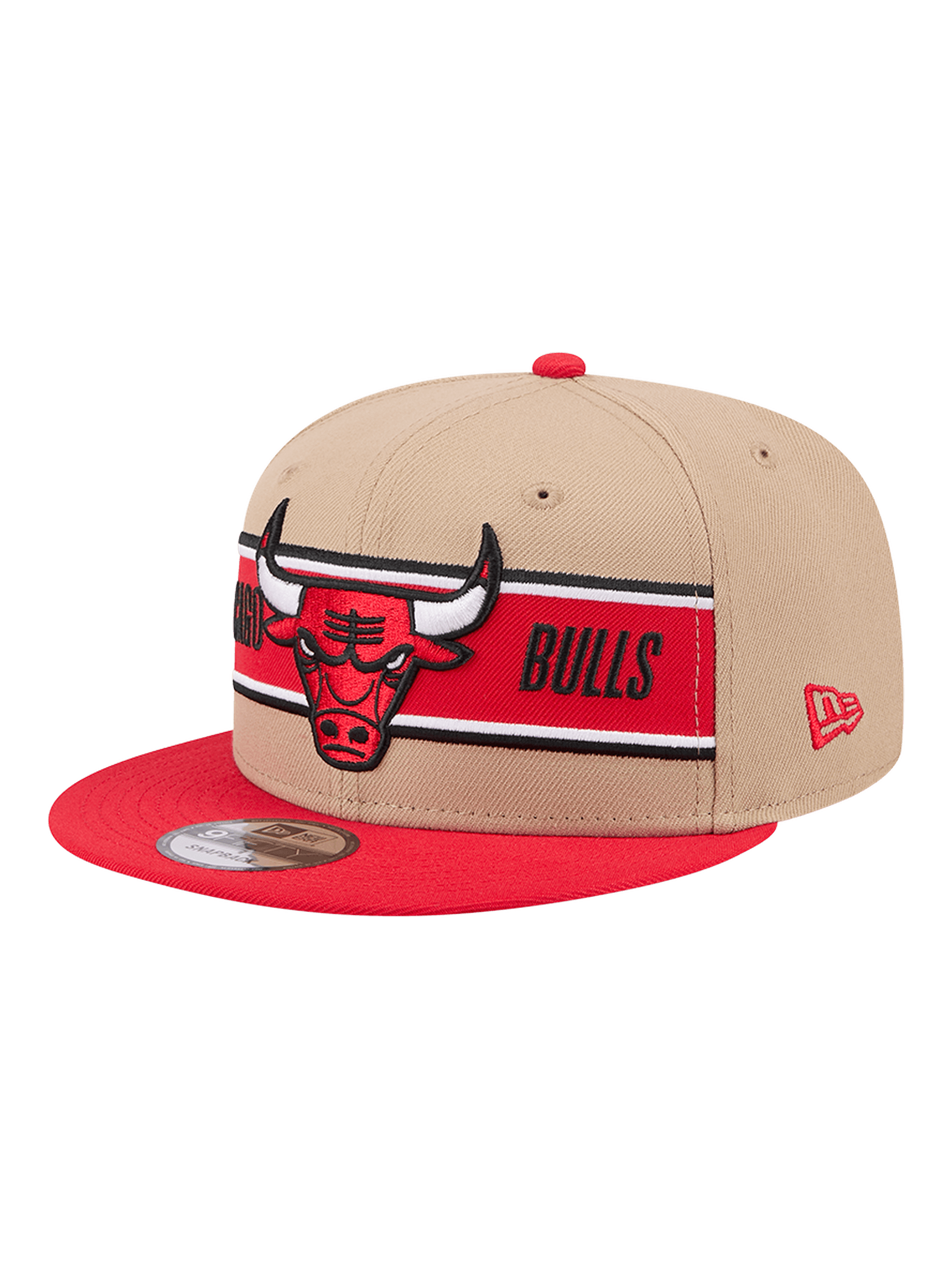 New Era Caps Youths Youths Chicago Bulls New Era NBA 24 Draft 9FIFTY Snapback Hat - Tan